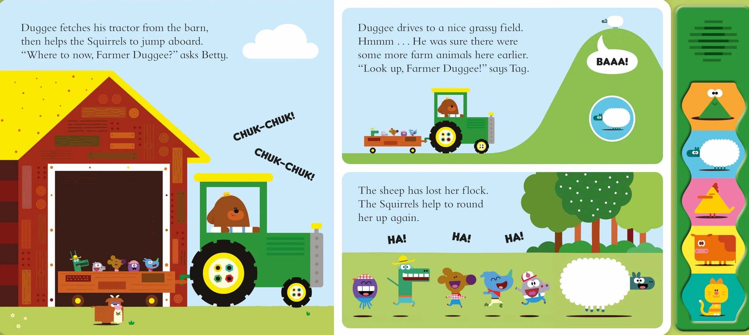 Hey Duggee Duggee’s Noisy Farm Sound Book