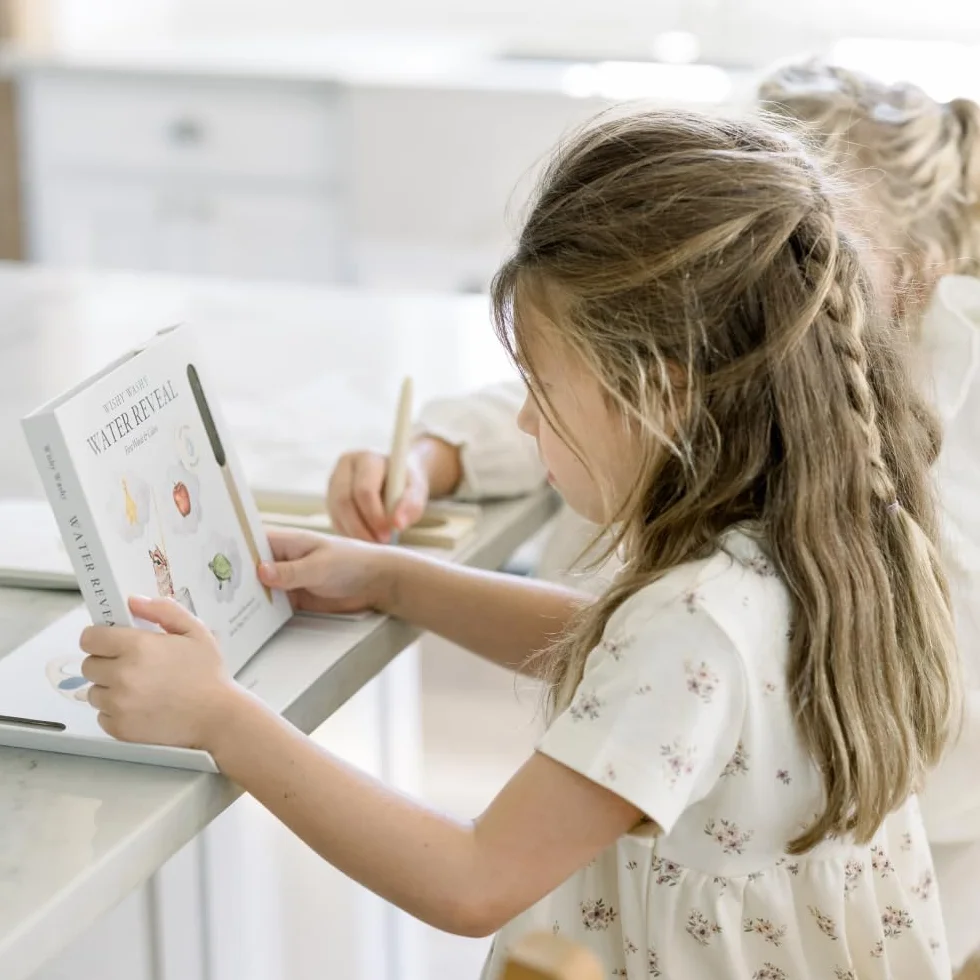 Wishy Washy Water Reveal Edition: Reusable Activity Book Teaching First Words and Colors