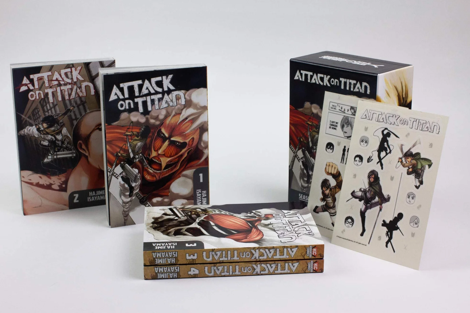 Attack on Titan Season 1 Part 1 Manga Box Set