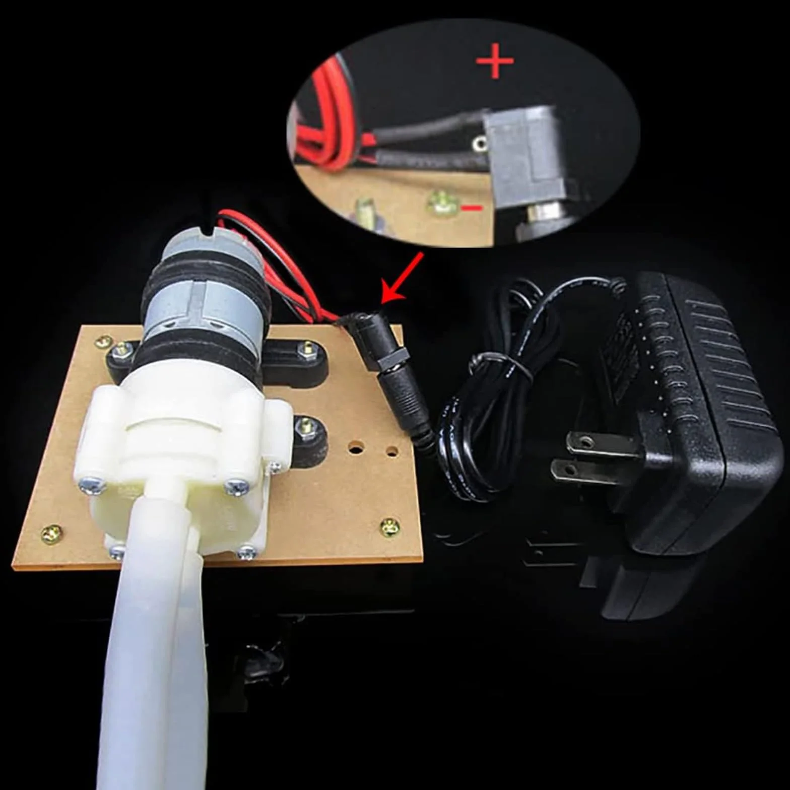 Mini Membrana Pompa, Miniaturowe Pompy do Samodzielnego Gruntowania, DC 12V Mini Elektryczna Membrana Pompy Ssania Wody na herbatę