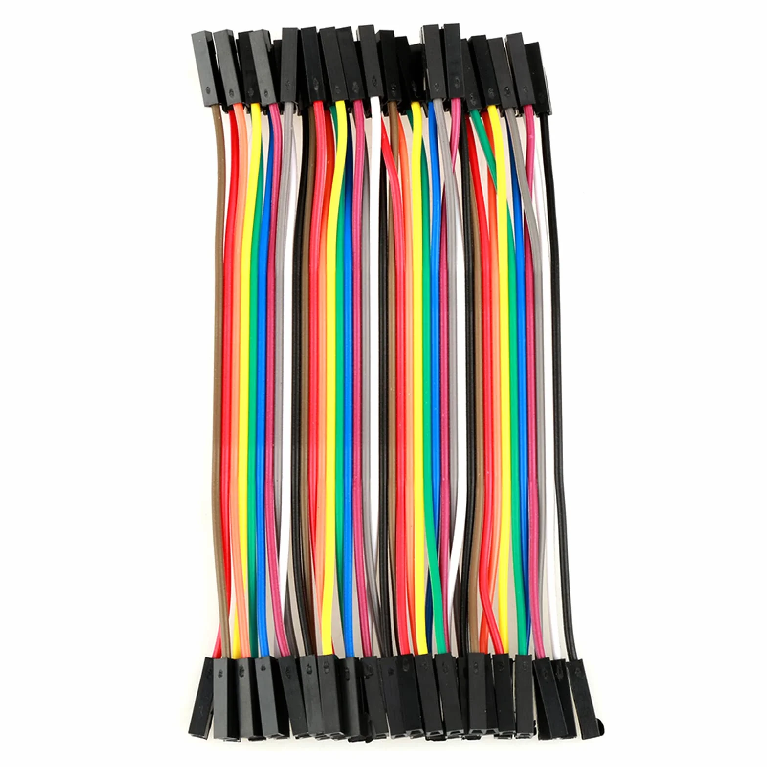 Przewody Połączeniowe Jumper F2F 40 Pin żeński do żeńskiego 10cm Kable Breadboard