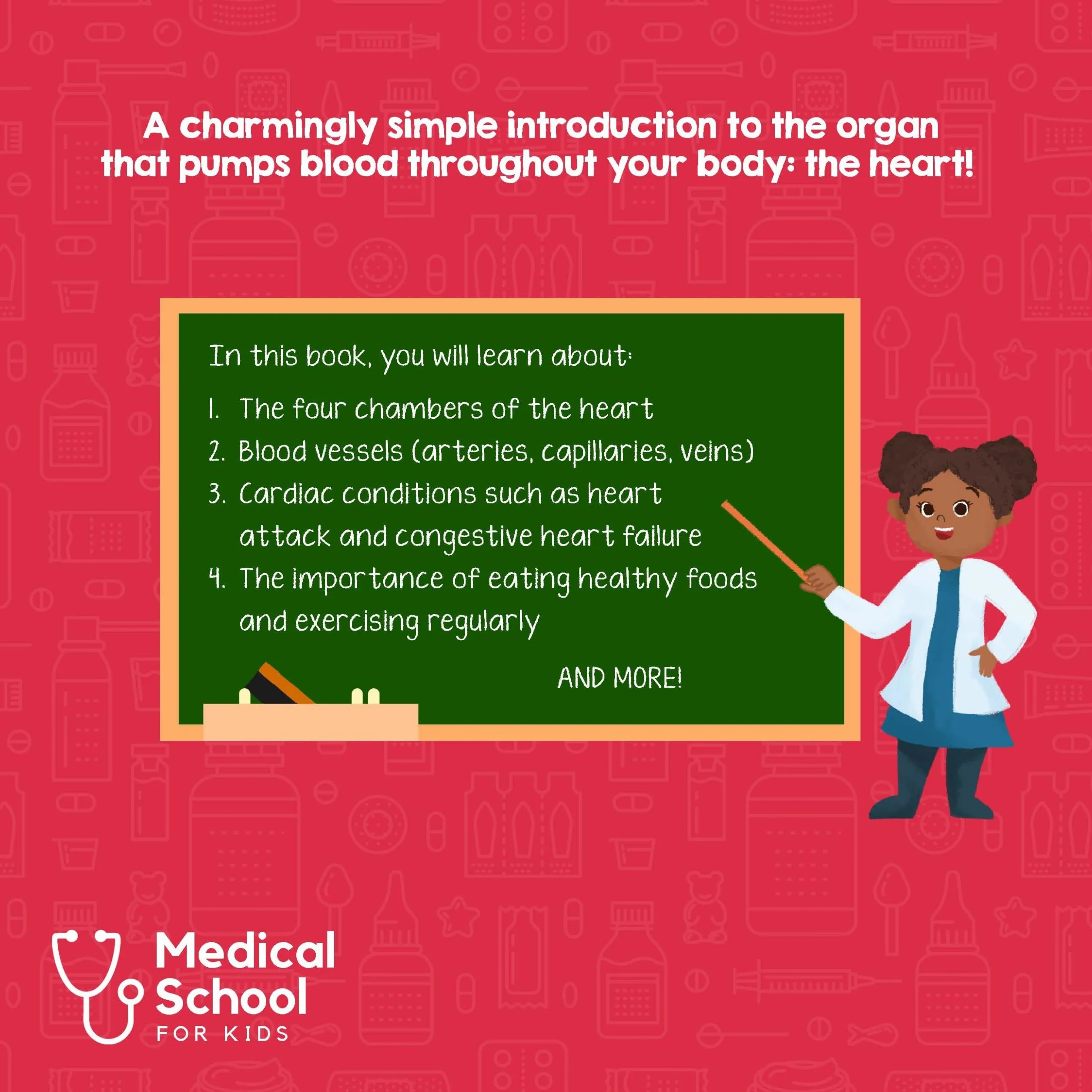 Cardiology for Kids: A Fun Picture Book About the Cardiovascular System for Children (Gift for Kids, Teachers, and Medical Students)