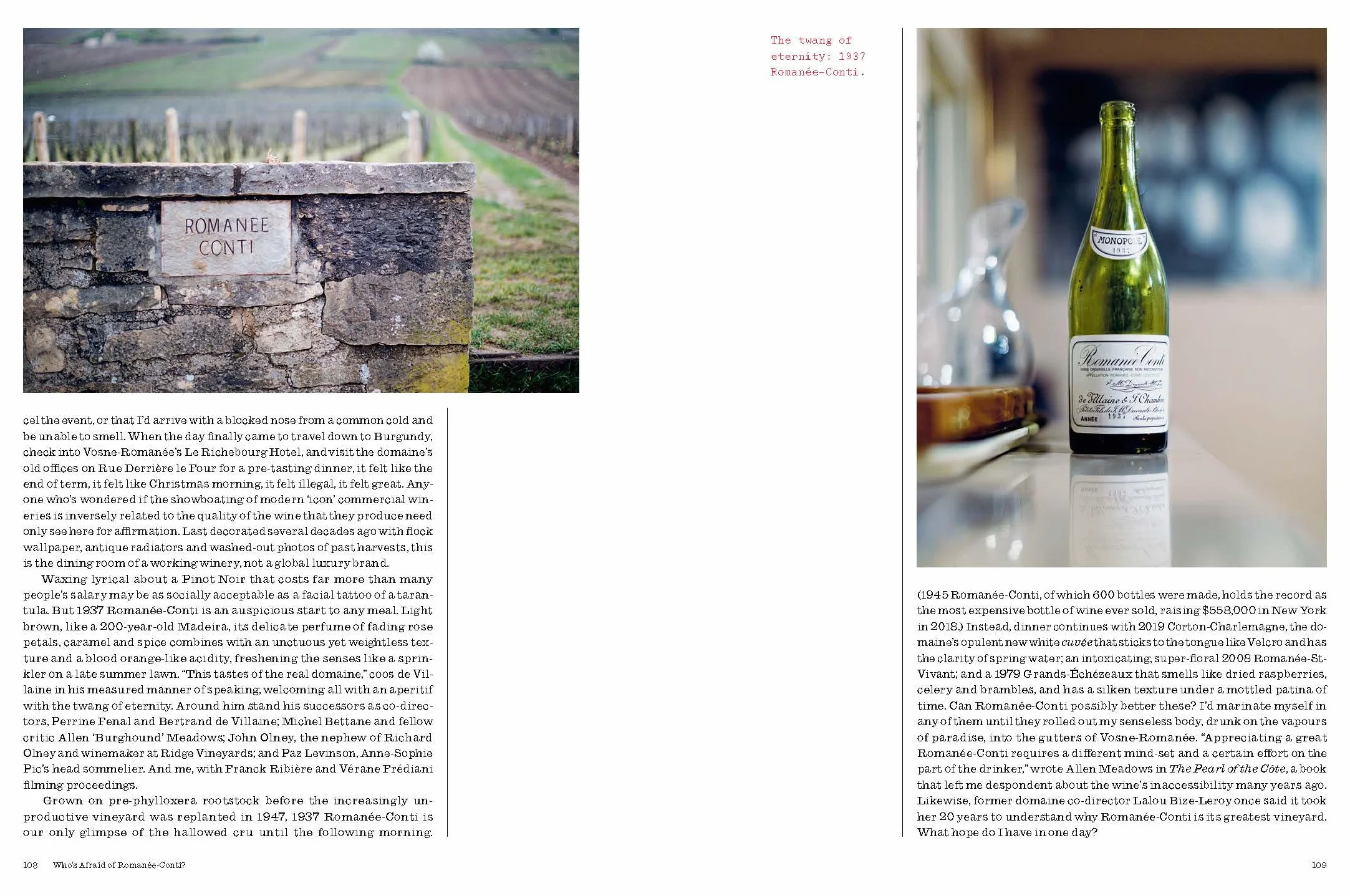 Who's Afraid of Romanée-Conti? A Shortcut to Drinking Great Wines