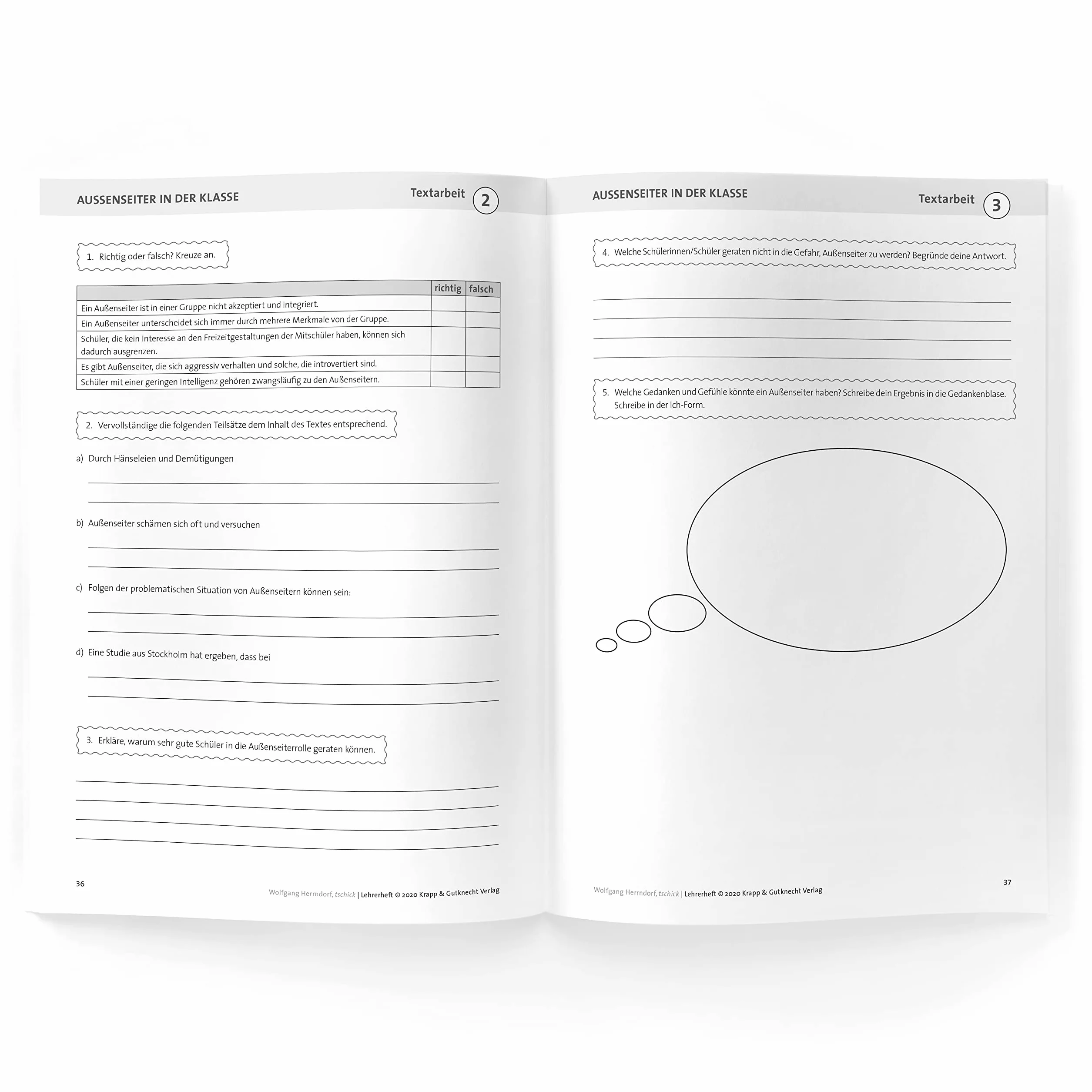 tschick - Wolfgang Herrndorf: Lehrerheft mit Unterrichtsmaterialien, Arbeitsblättern, Lösungen, Interpretationshilfen
