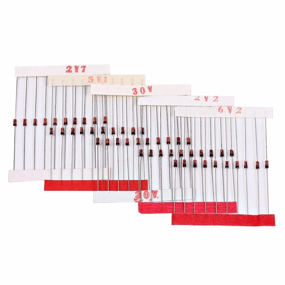 DollaTek 300Pcs (2V ~ 39V) 30 Werte 1 / 2W 0.5W Zener Diode Set gemischte Sortiment KIT