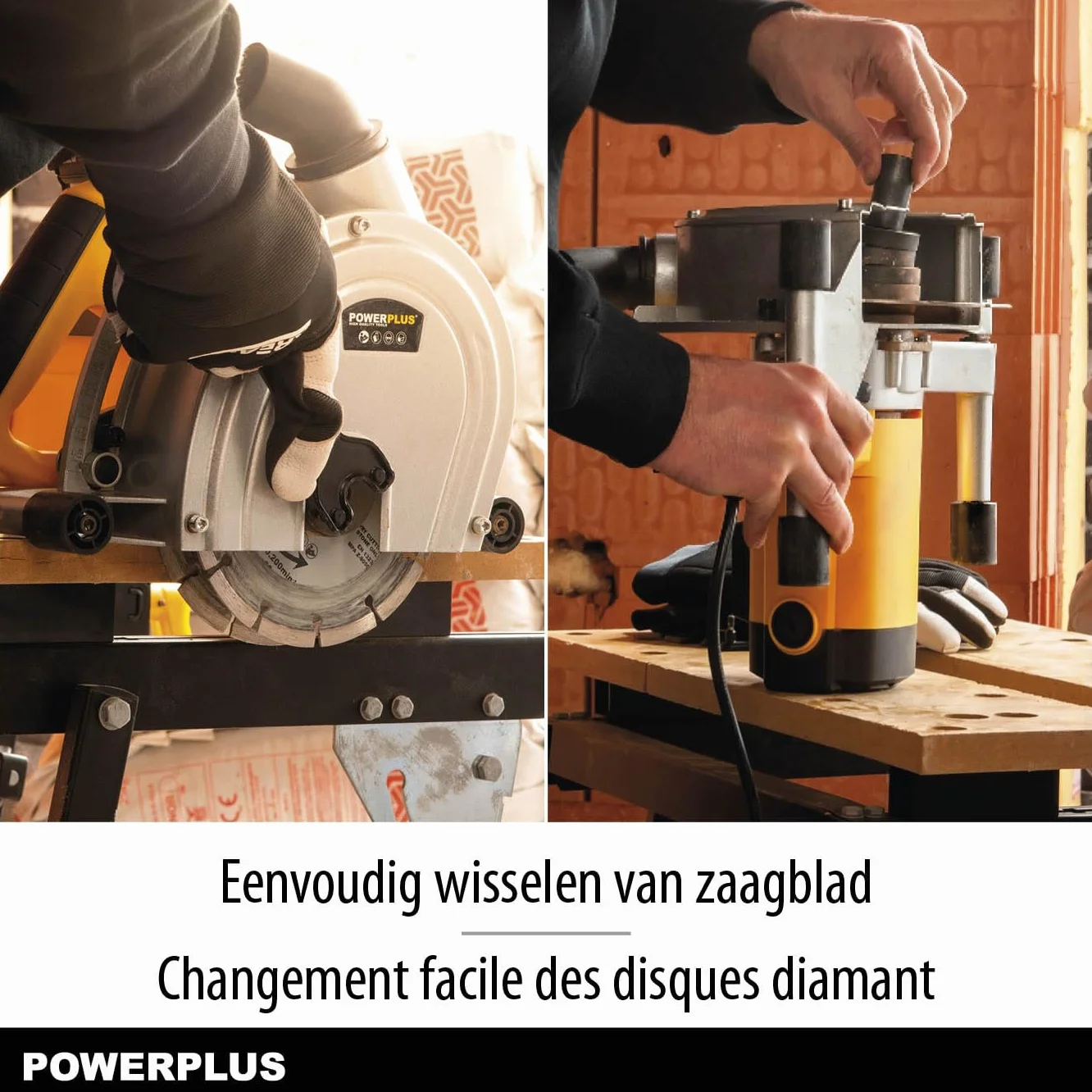 Powerplus Bruzdownica POWX0650 – profesjonalna frezarka szczelinowa o mocy 1800 W i brzeszczotach o średnicy 150 mm, profesjonalne narzędzie o wydajności cięcia do 45 mm