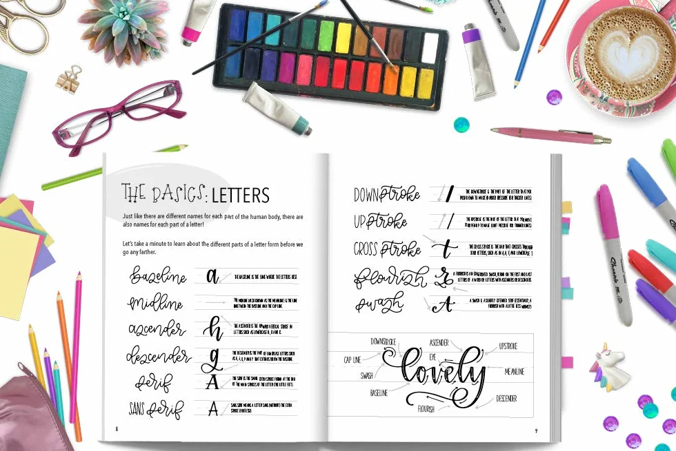 Modern Calligraphy and Hand Lettering for Kids