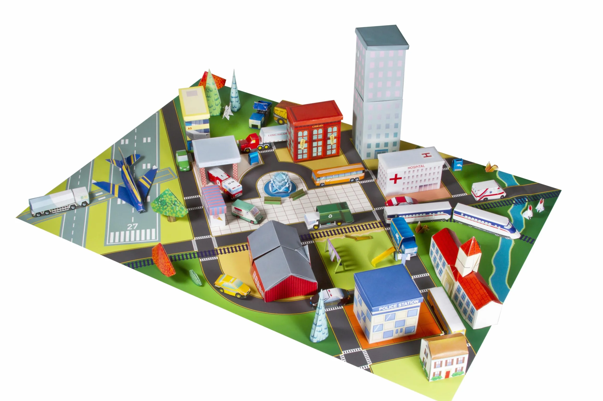 Origami City: A Fold-By-Number Book: Includes 75 Models and a Foldout Paper Mat