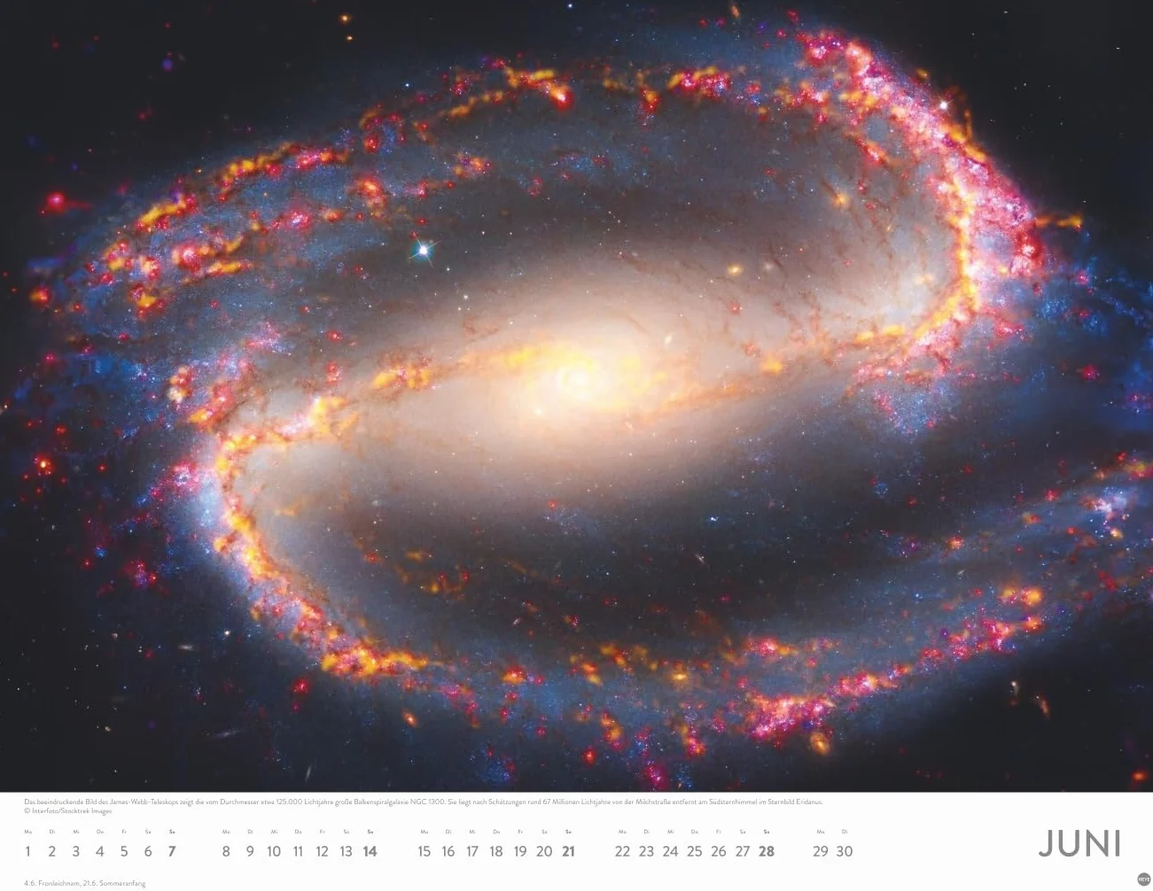 Das Universum Posterkalender 2026: Fotokalender mit Spiralgalaxien, Hubble-Weltraumteleskop