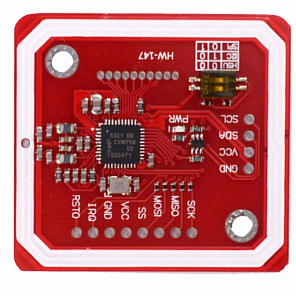 Moduł Bezprzewodowy PN532 NFC RFID V3 Czytnik Karta S50 Antena IIC SPI HSU