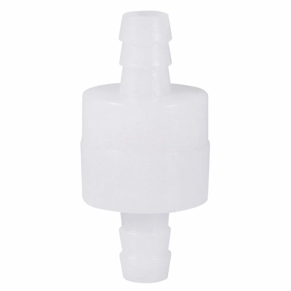 FTVOGUE Zawór zwrotny 8 mm Inline One Way Non-Return Plastikowy do oleju paliwowego woda gazowa powietrze