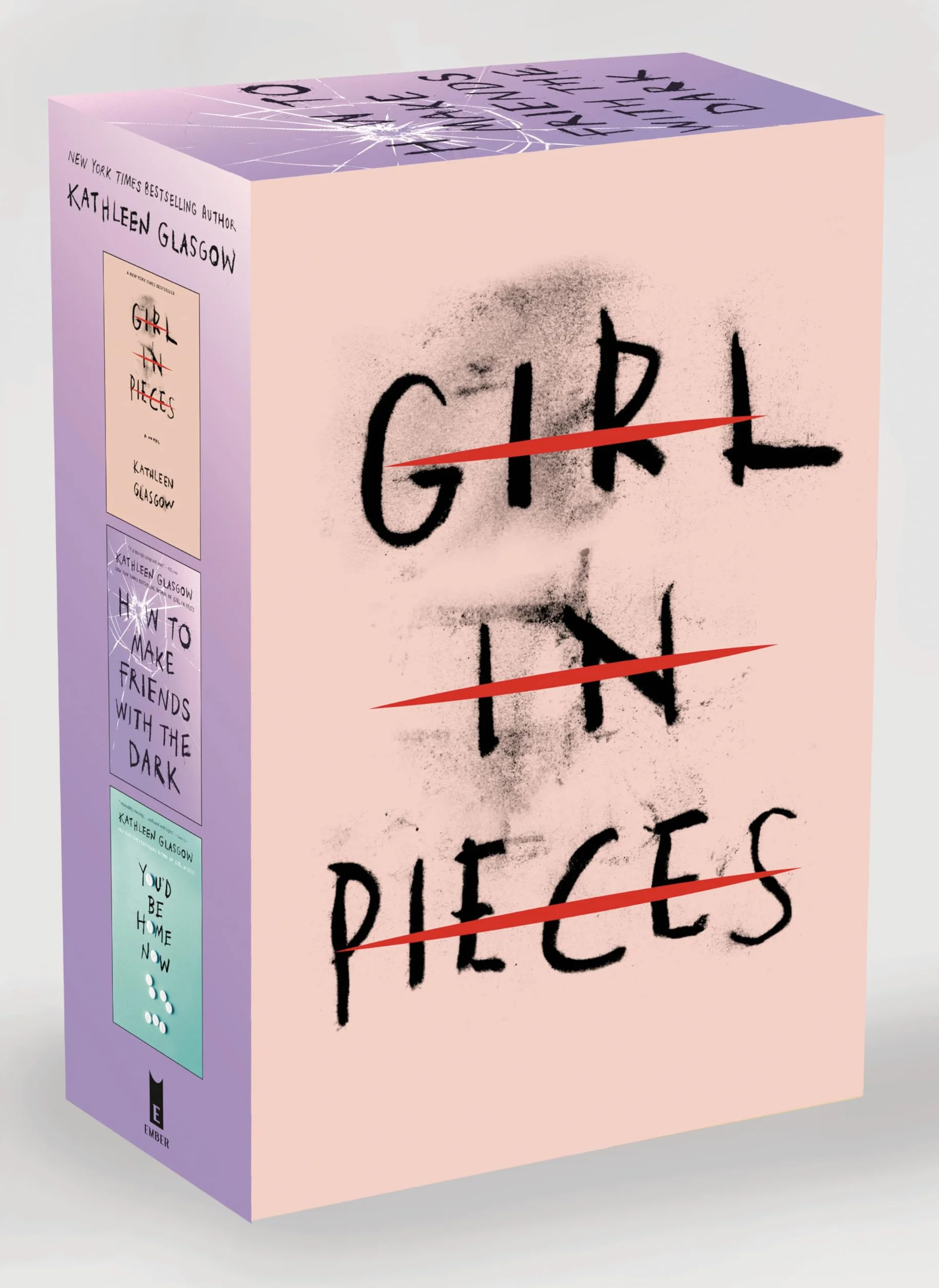 Kathleen Glasgow Three-Book Boxed Set: Girl in Pieces; How to Make Friends with the Dark; You'd Be Home Now