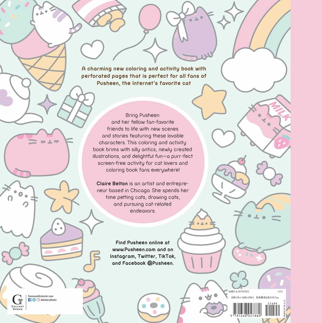 Pusheen Coloring & Activity Book