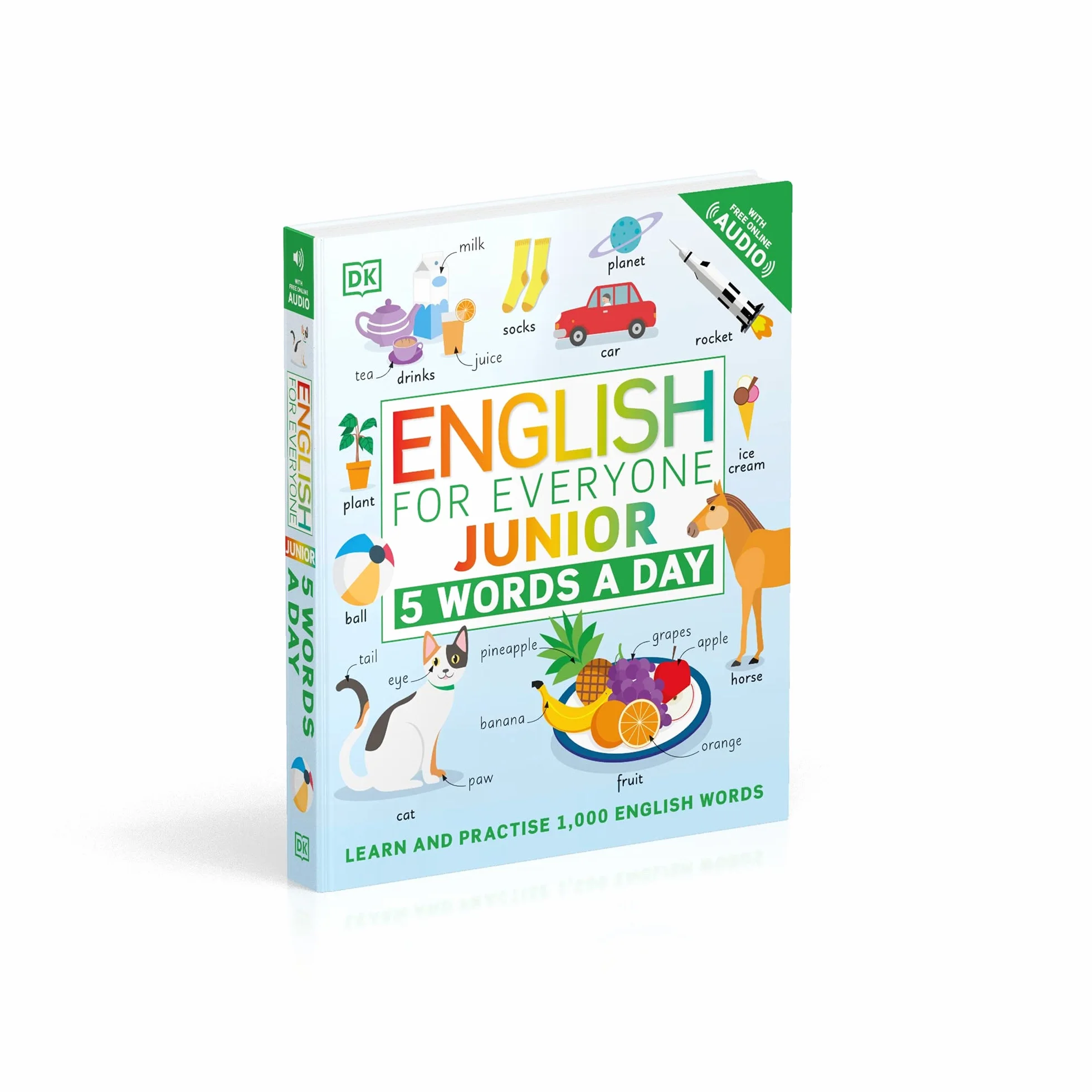 English for Everyone Junior 5 Words a Day: Learn 1,000 English Words