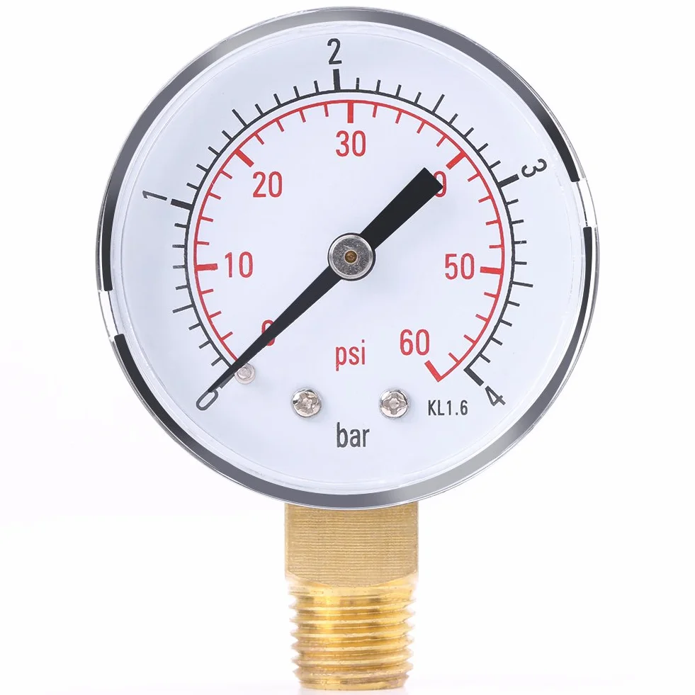 Manometr 0-4bar 0-60psi NPT do Oleju Opałowego Wody