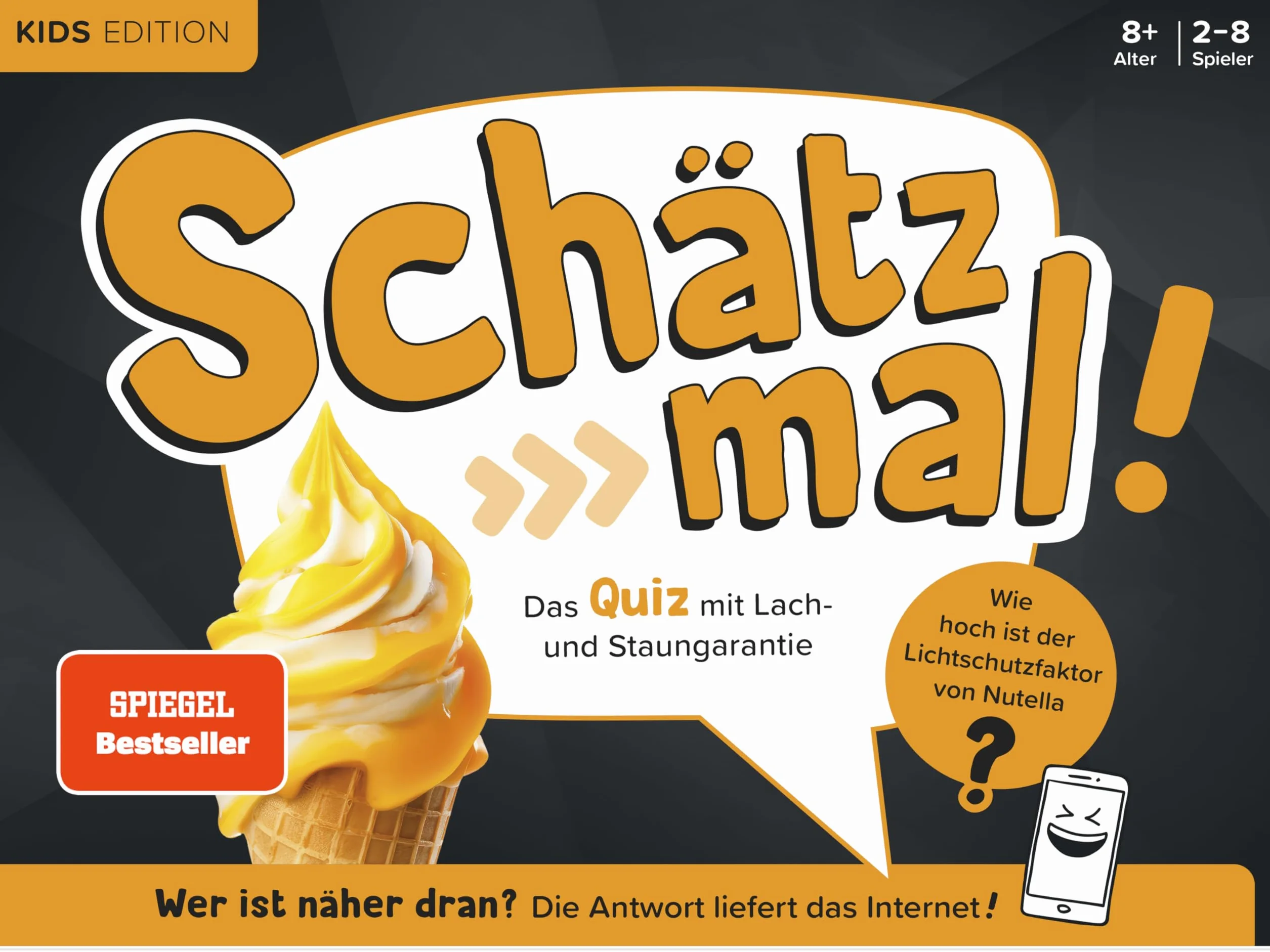 Schätz mal! Kids Edition Quiz ab 8 Jahre 2-8 Spieler Spiele-Block