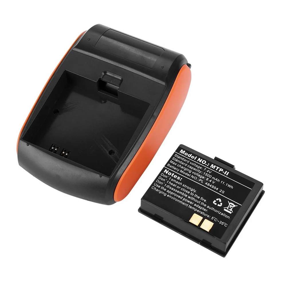 Bezprzewodowa termiczna drukarka pokwitowań Bluetooth 58 mm 110-240 V Android iOS