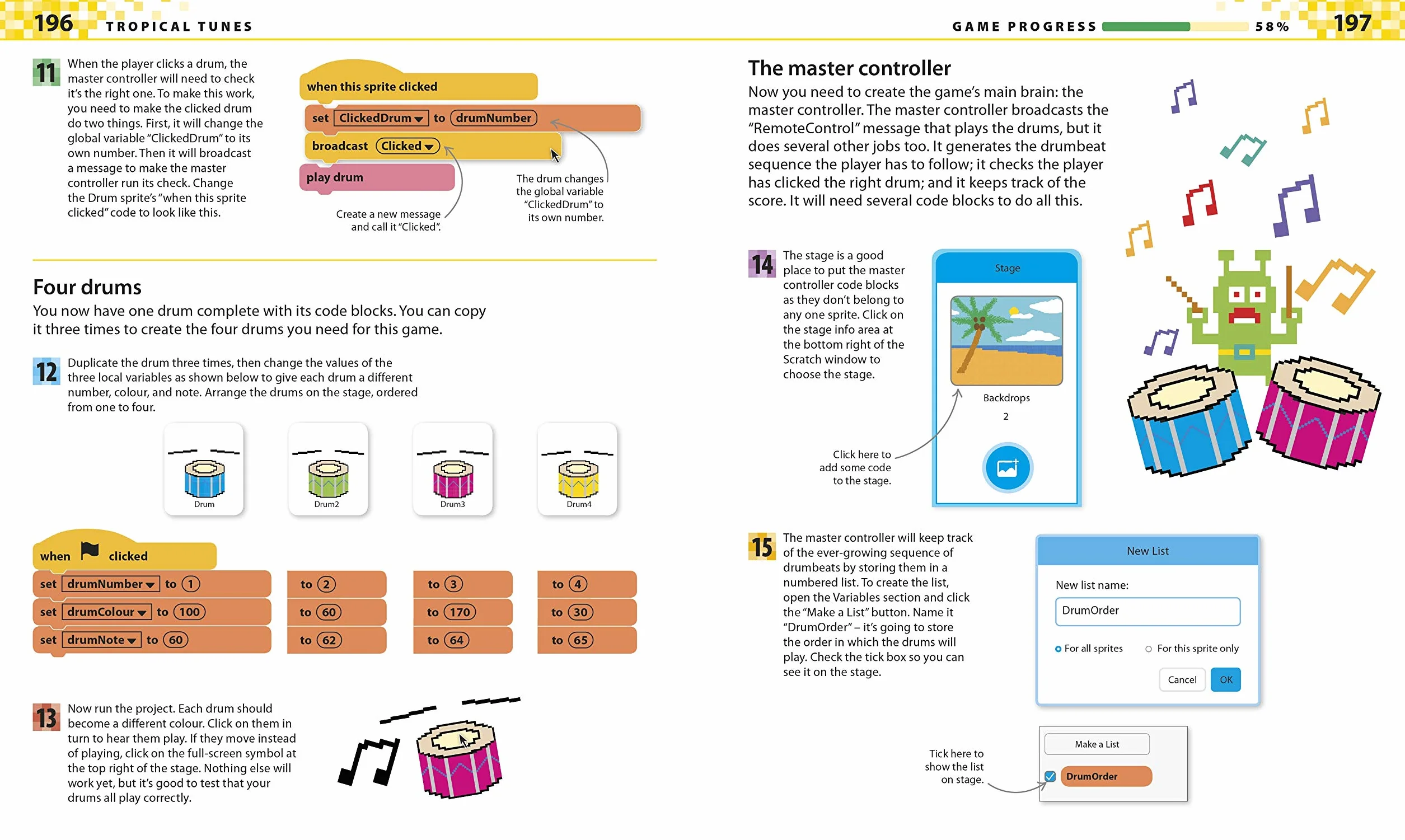 Computer Coding Games in Scratch for Kids
