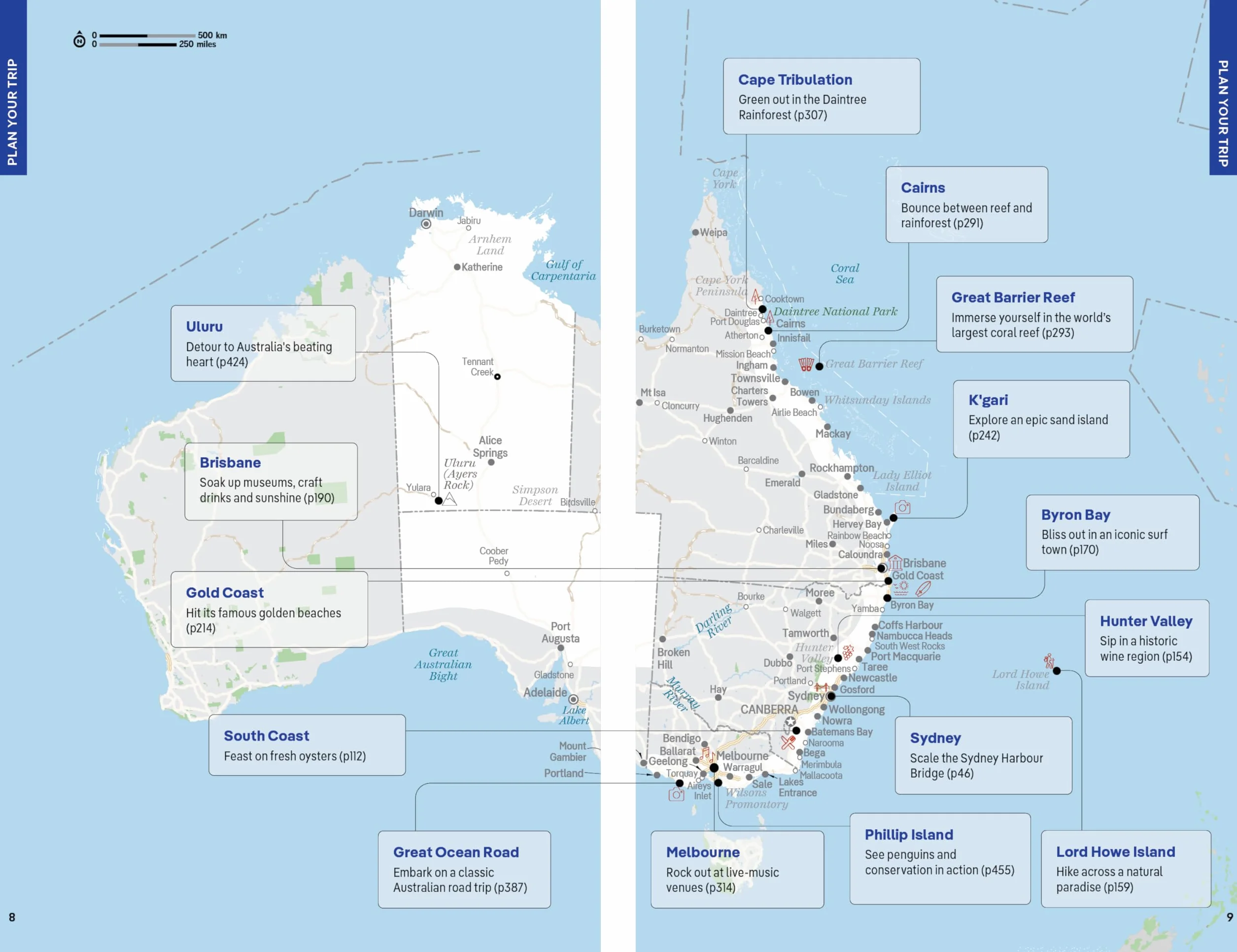 East Coast Australia 8ed: Detailed Itineraries Travel Like a Local Insider Tips Covers Sydney & New South Wales, Melbourne & Victoria, Queensland, Outback Australia