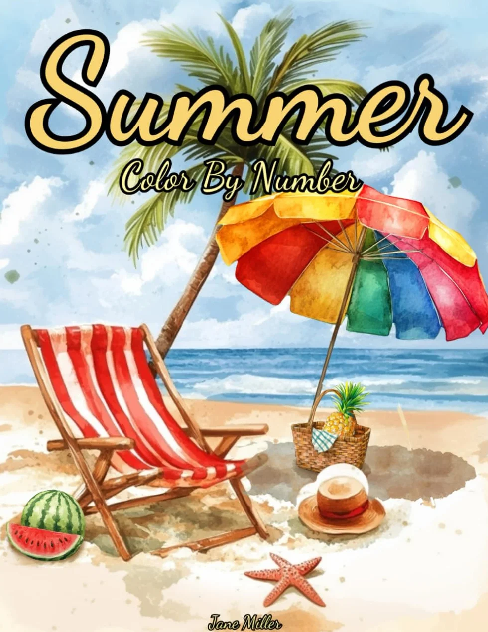 Summer- Color By Number: Beautiful Summer Moments