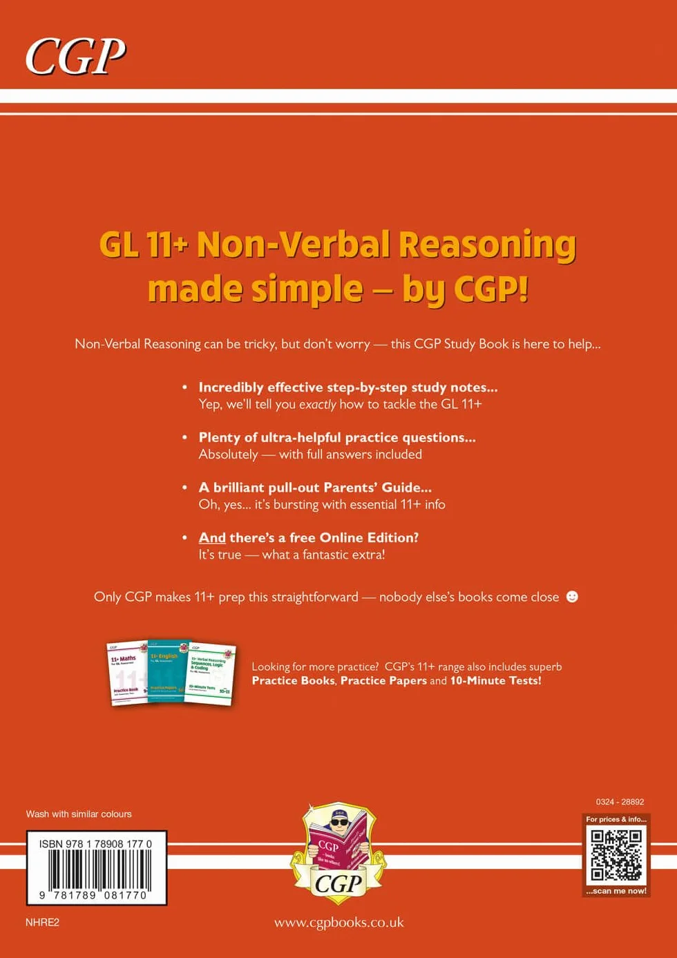 GL Non-Verbal Reasoning Study Book Parents Guide Online Edition