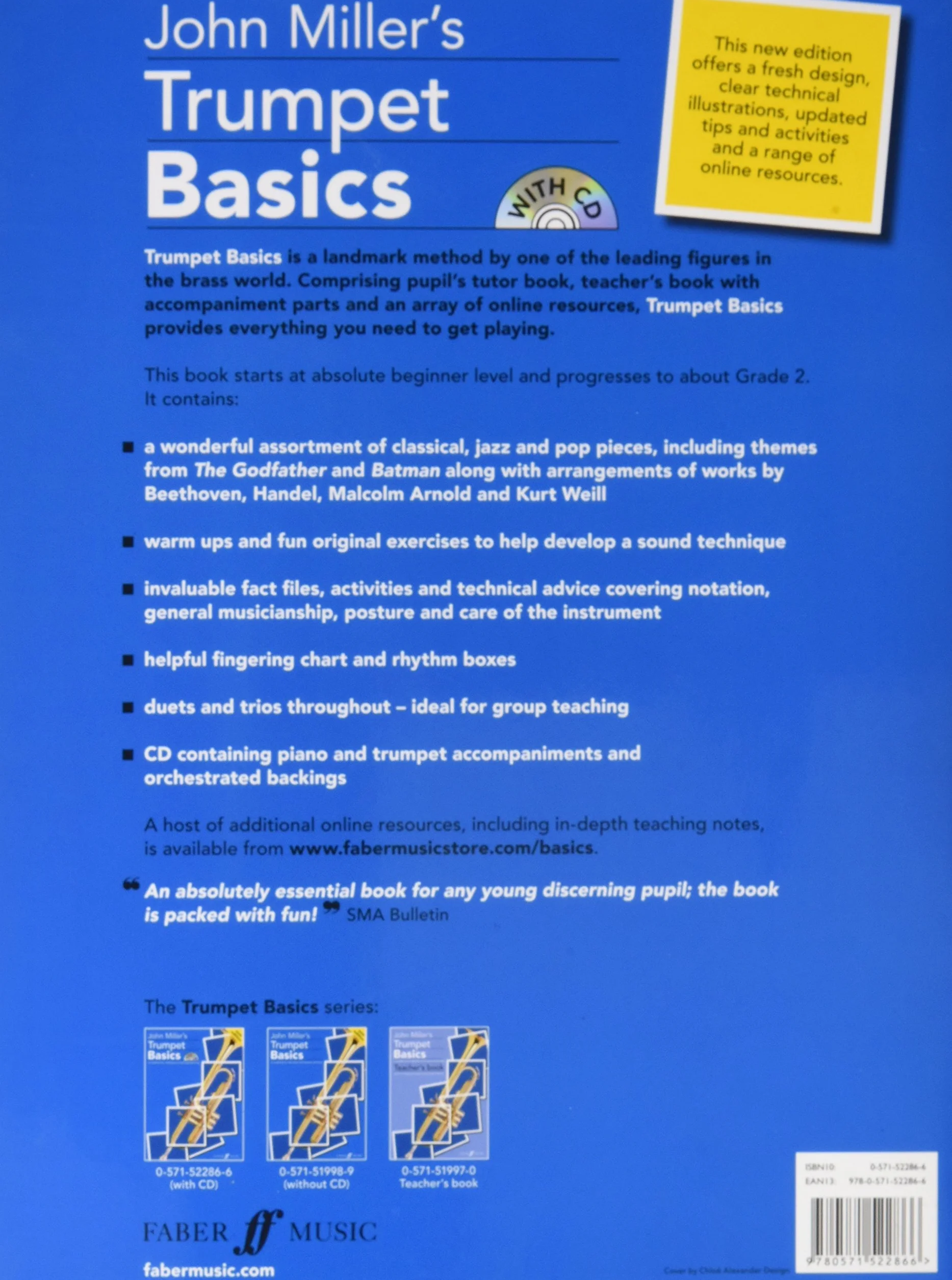John Miller's Trumpet Basics: A Method for Individual and Group Learning Bb Trumpet or Cornet: New Edition