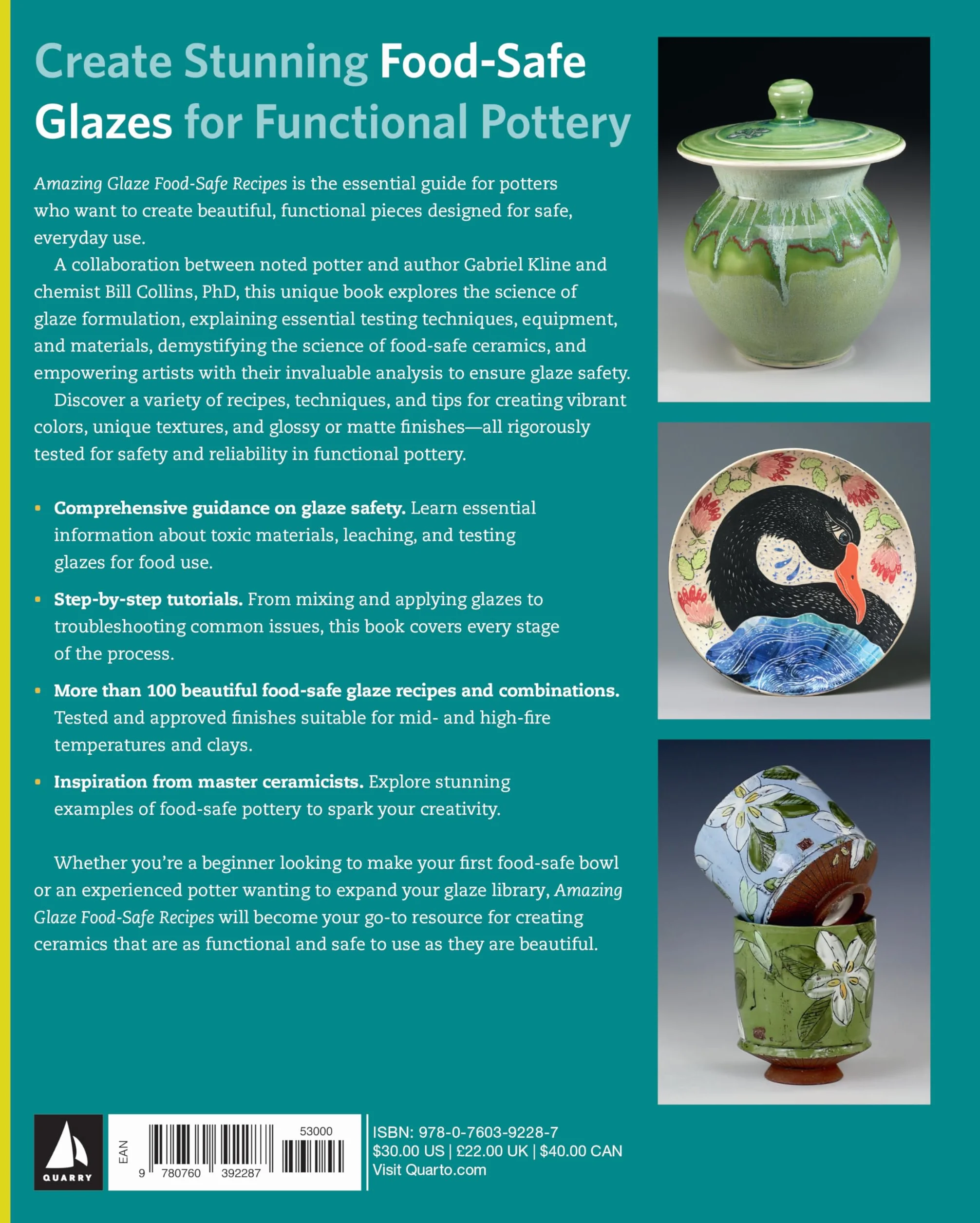 Amazing Glaze Food-Safe Recipes: Innovative, Lab-Tested Techniques and Recipes