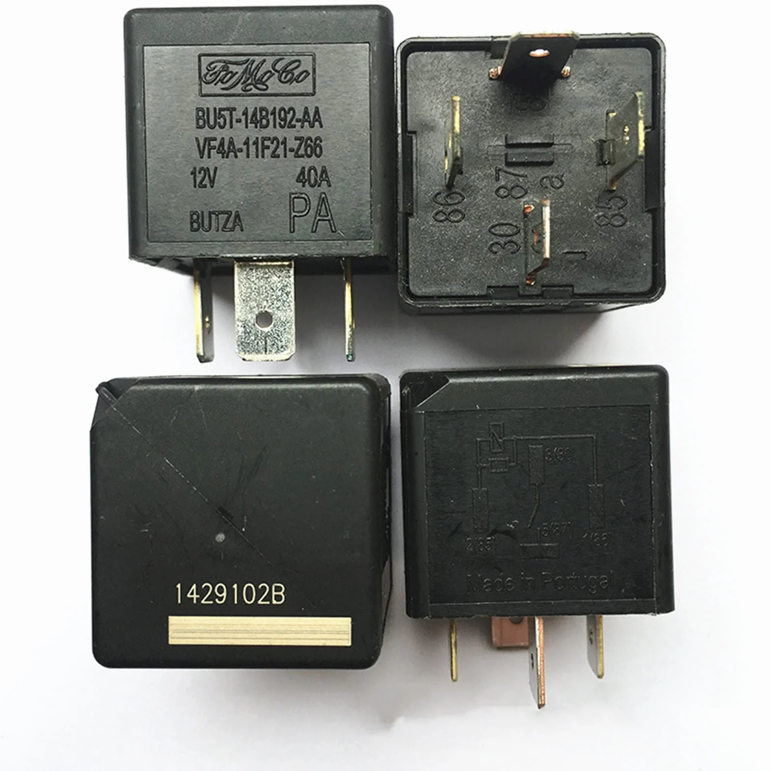 Przekaźnik BU5T-14B192-AA 12V 4-pinowy VF4A-11F21-Z66