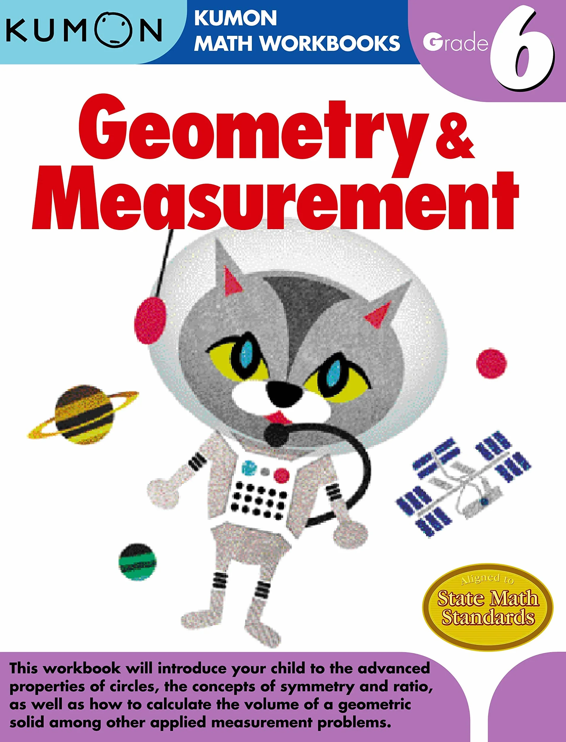 Kumon Grade 6 Geometry & Measurement Math Workbook