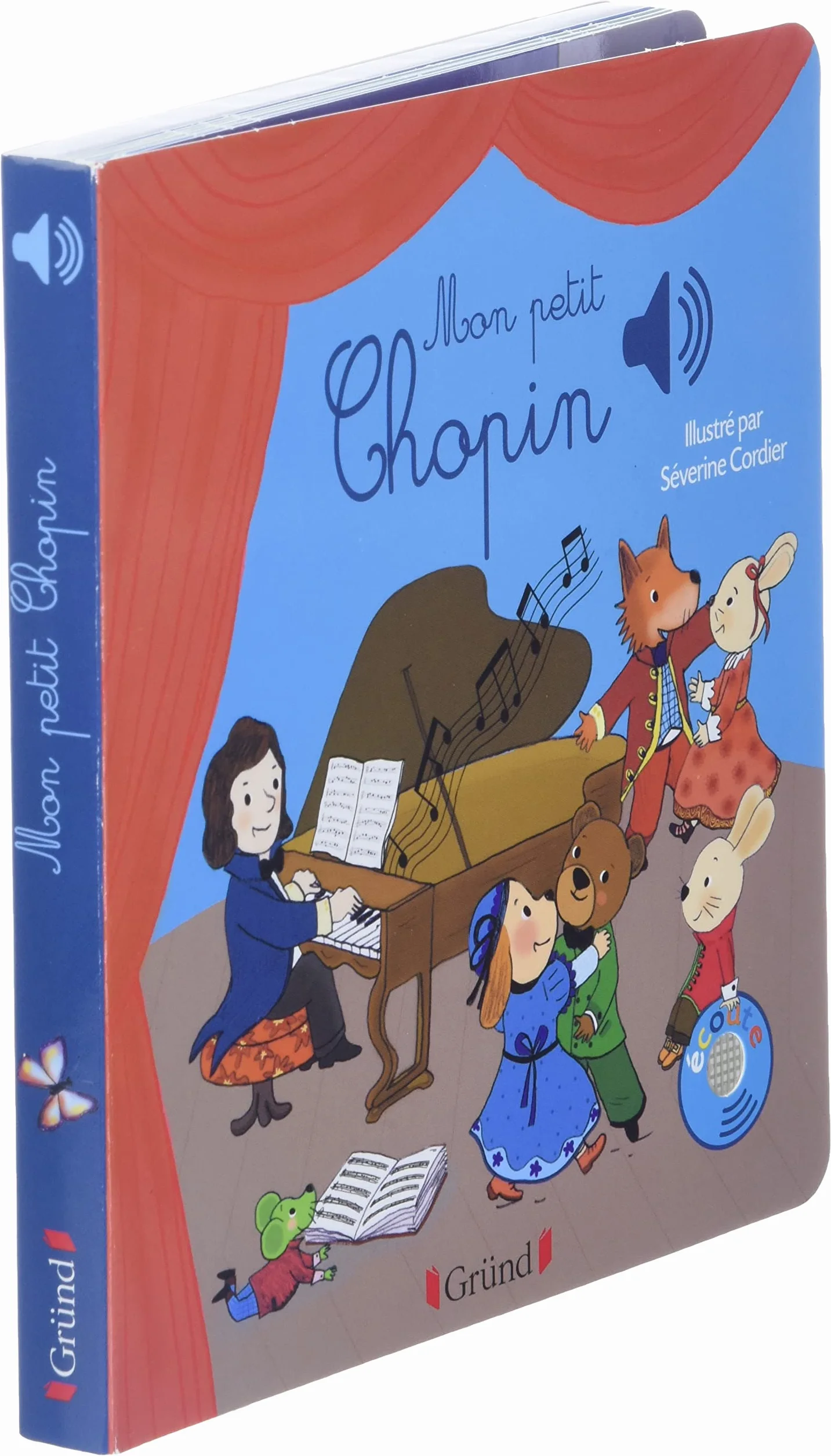Mon petit Chopin – Livre sonore avec 6 puces – Dès 1 an: Mes Premiers Livres Sonores