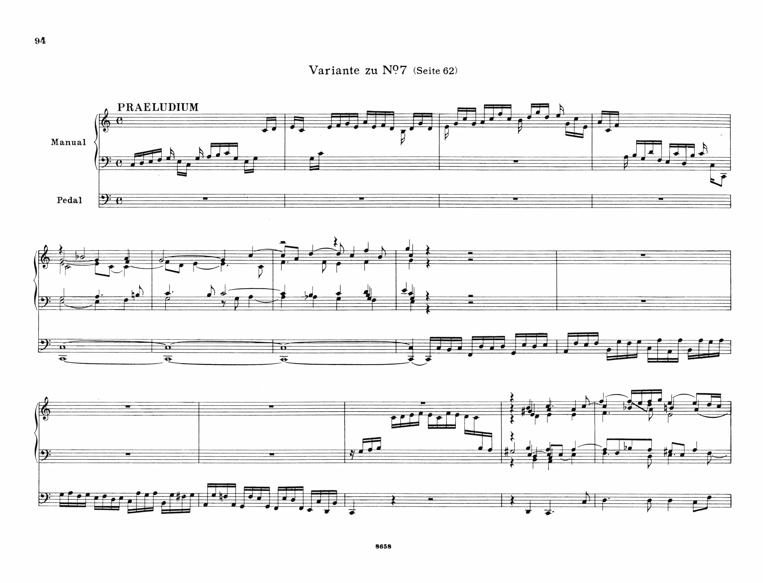 Orgelwerke 3 preludes toccaten orgue