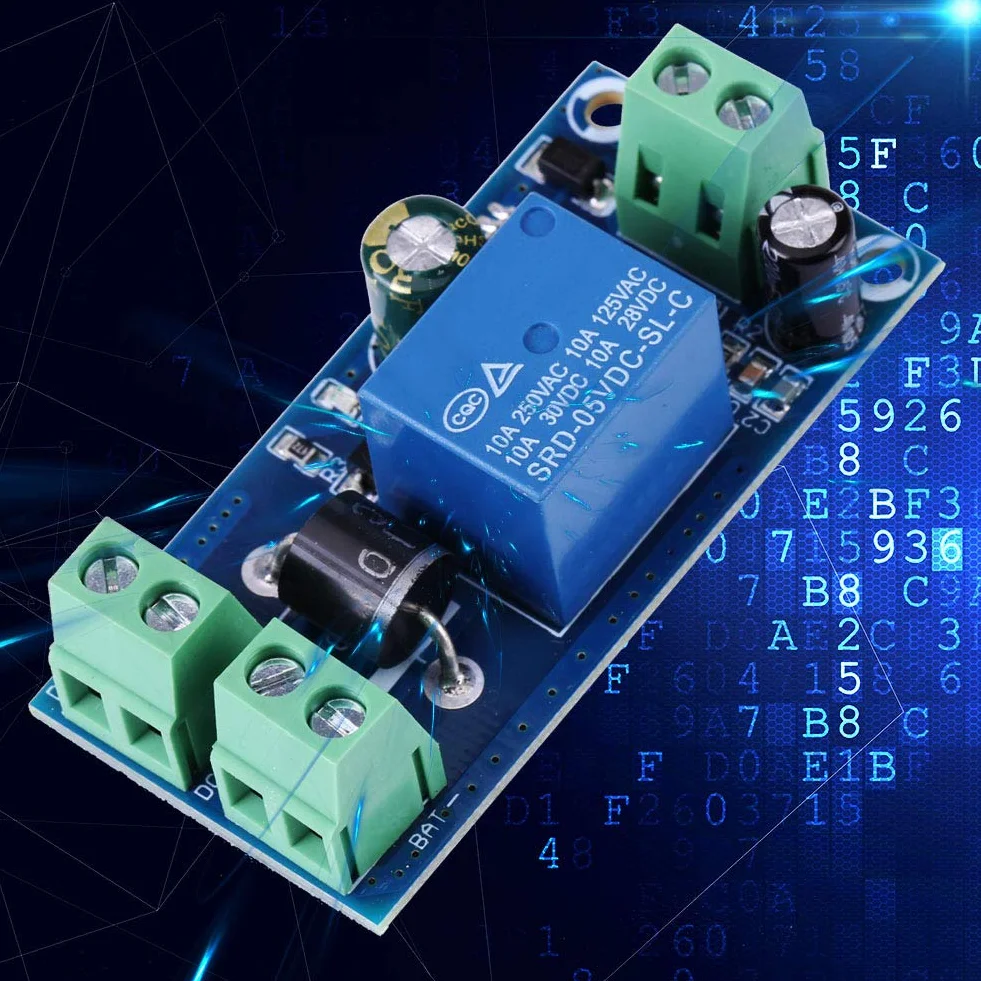 5V~48V 10A Dc Power Supply/Battery, Battery Control Module Dc Backup Battery Switching Module Automatic Switch Module Emergency Controller