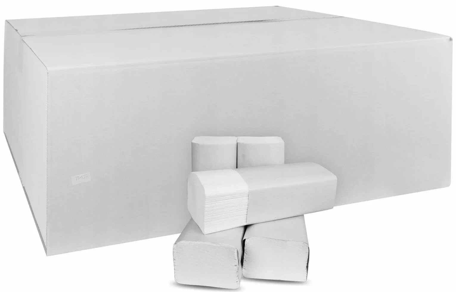 3000 arkuszy ręczników papierowych Premium składane V/ZZ, 2-warstwowe 25 x 22 cm składane ZZ białe, celuloza