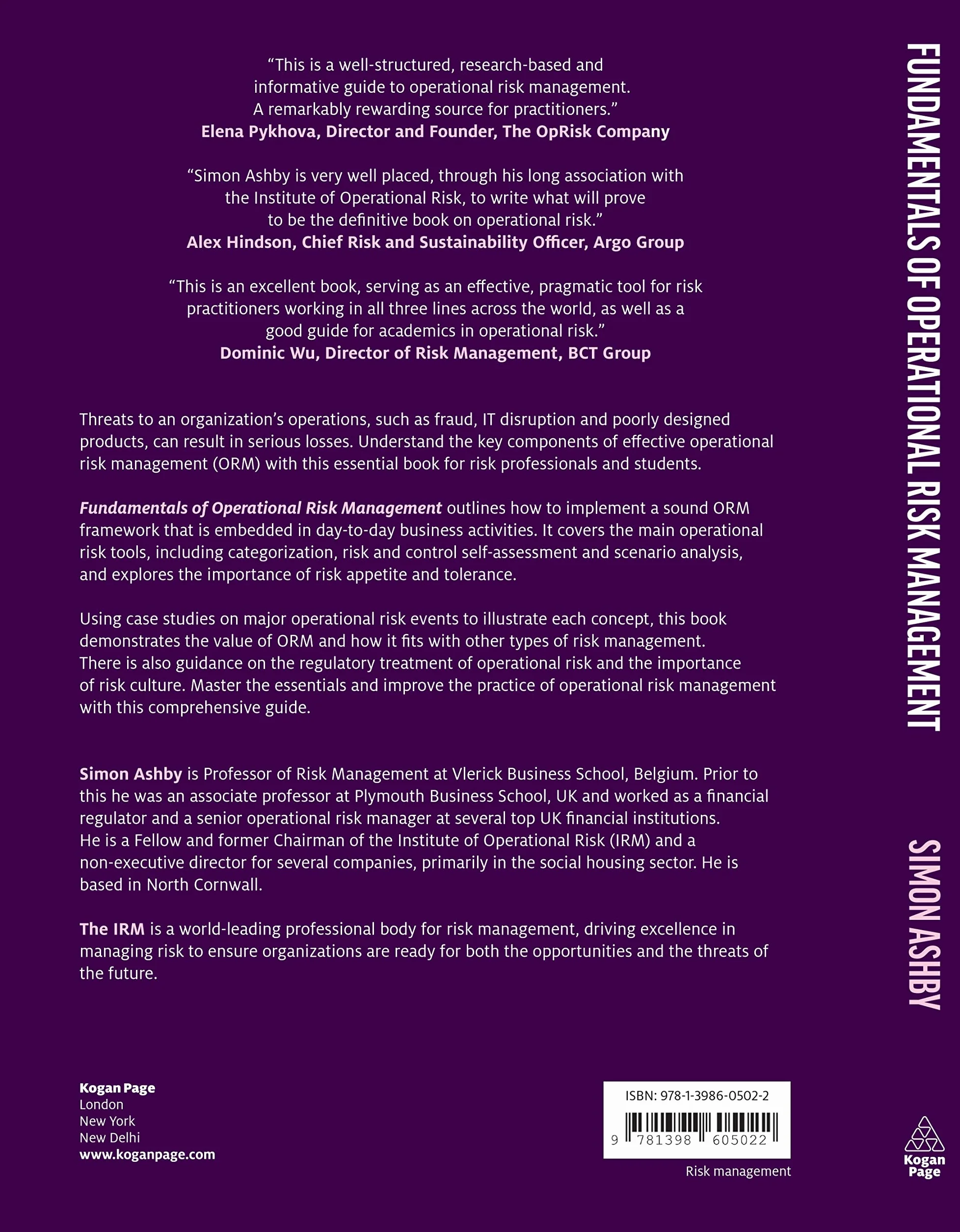 Fundamentals of Operational Risk Management: Tools, Policies and Frameworks