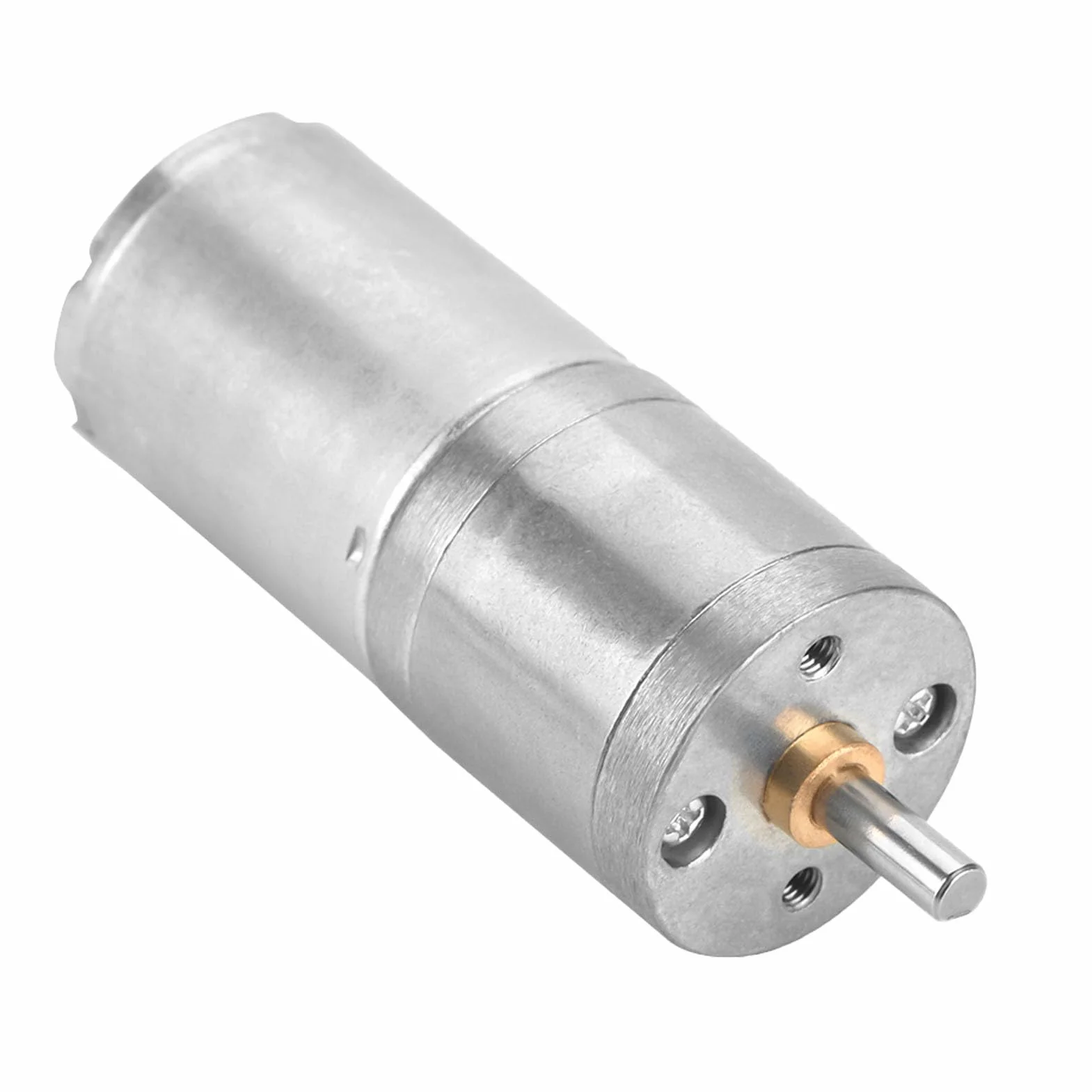 Silnik z przekładnią metalową, Elektryczny Motoreduktor z redukcją Prędkości 12 V i Prędkością 1000 Obr./min o Wysokim Momencie Obrotowym do Projektów Typu „zrób to sam”, z (12V