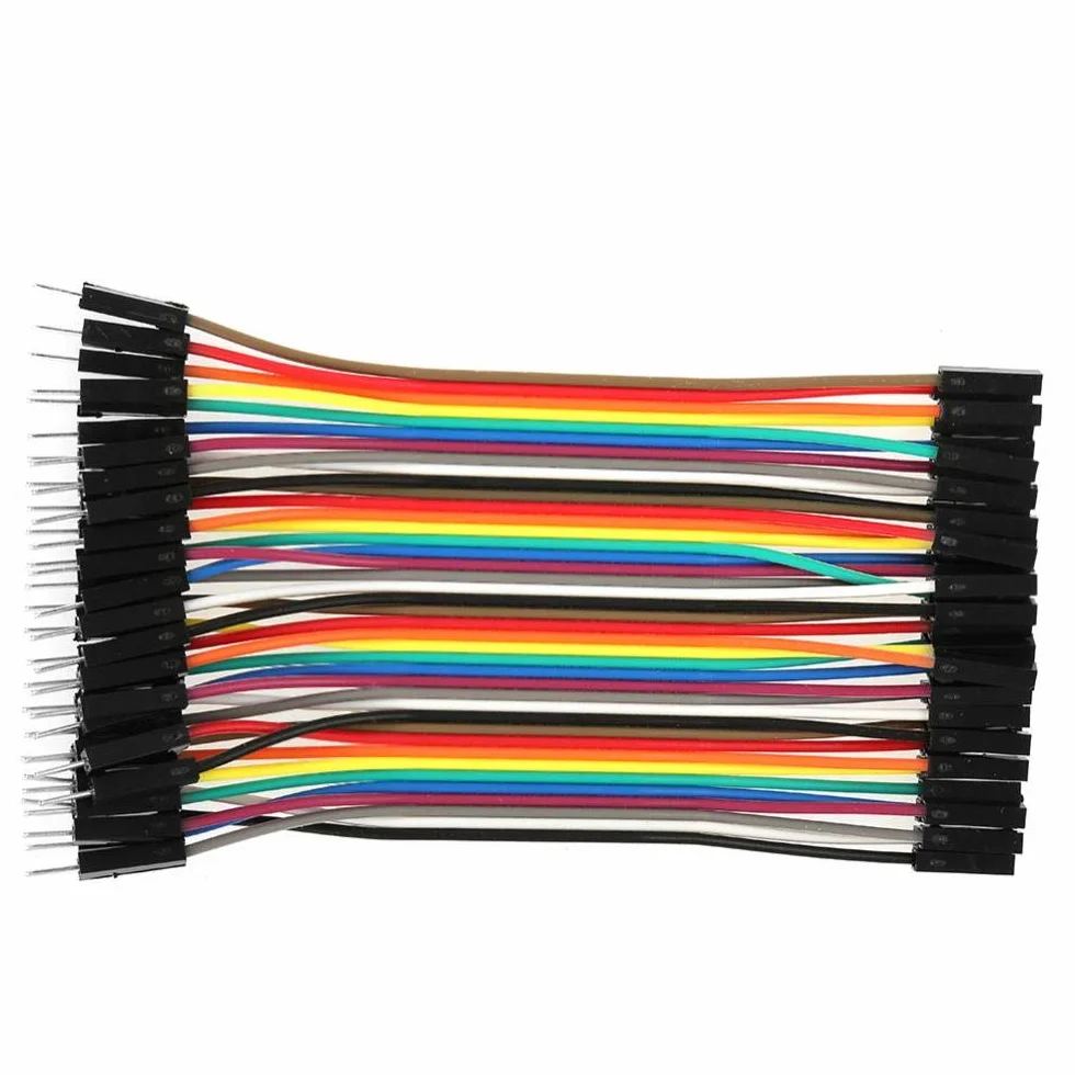 Druty rozruchowe, 3 szt. przewody zworkowe 40 pin M do M Jumper wstążka druciana, 40 pinów M do F przewody rozruchowe, przewody miedziane 10 cm zestaw przewodów zworkowych do deski rozdzielczej