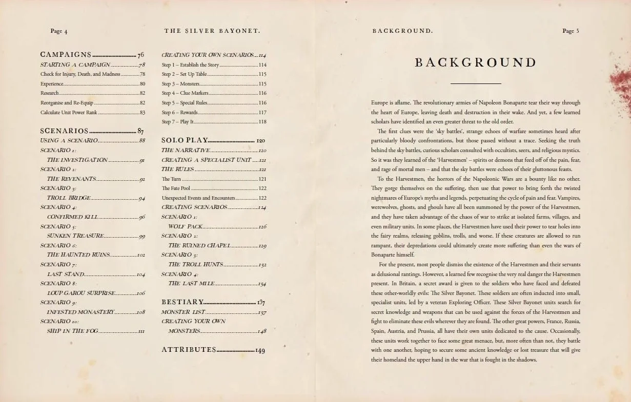 The Silver Bayonet: A Wargame of Napoleonic Gothic Horror