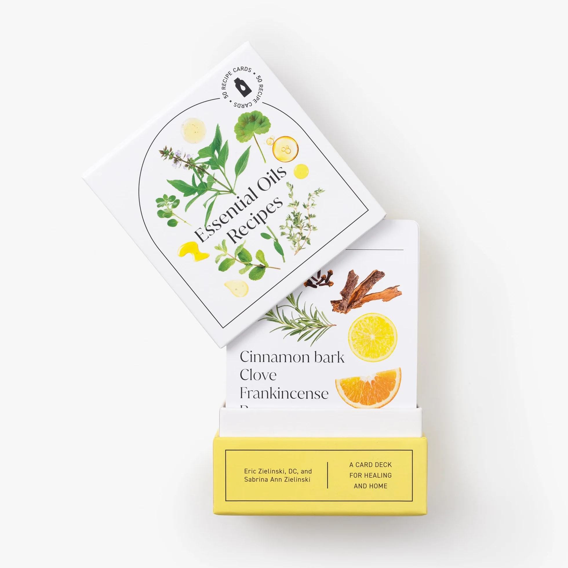 Essential Oils Recipes: 52-Card Deck for Healing and Home 50 Recipes