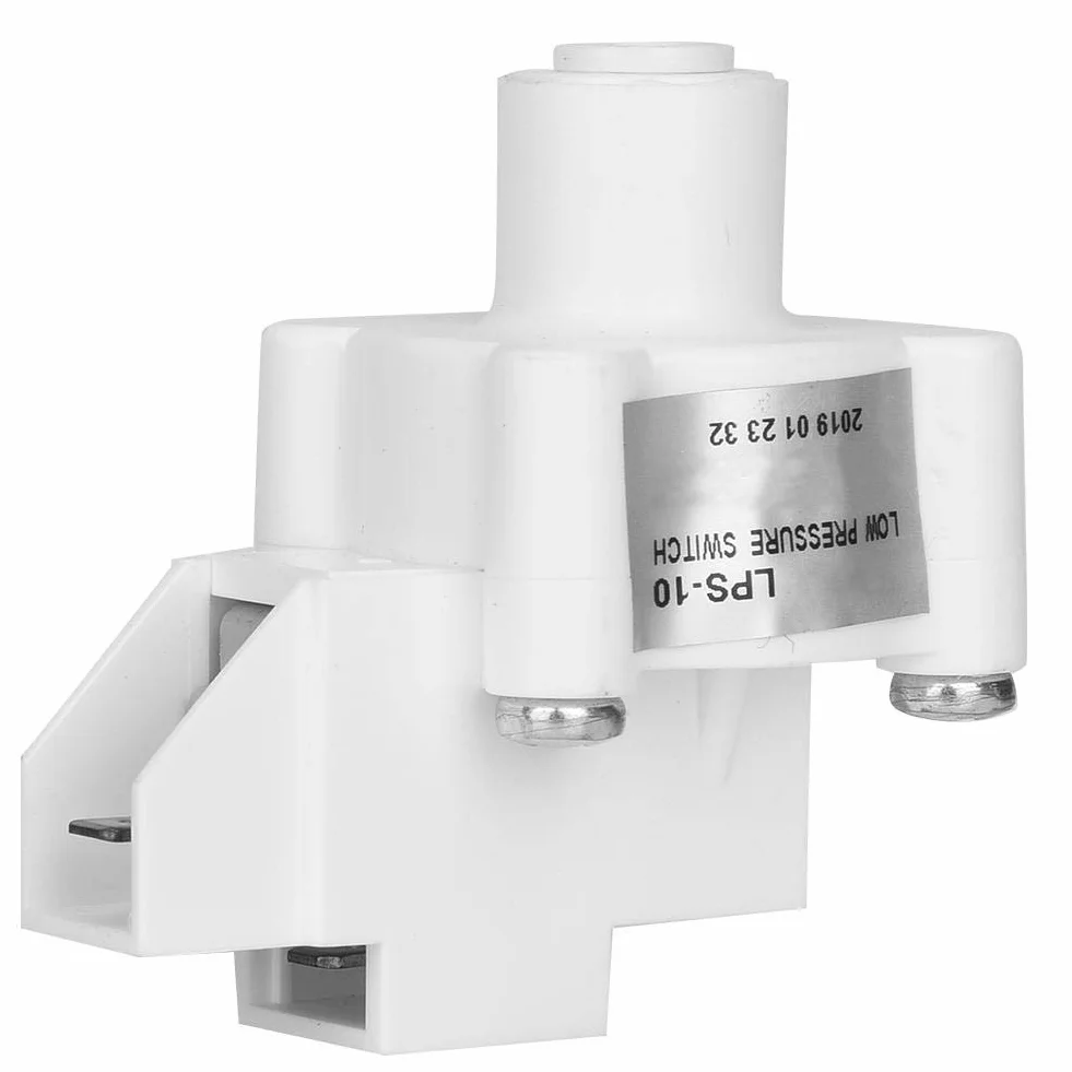 Przełącznik niskiego ciśnienia 1/4" DC 24 V do pompy RO odwrócona osmoza 0,01 MPa