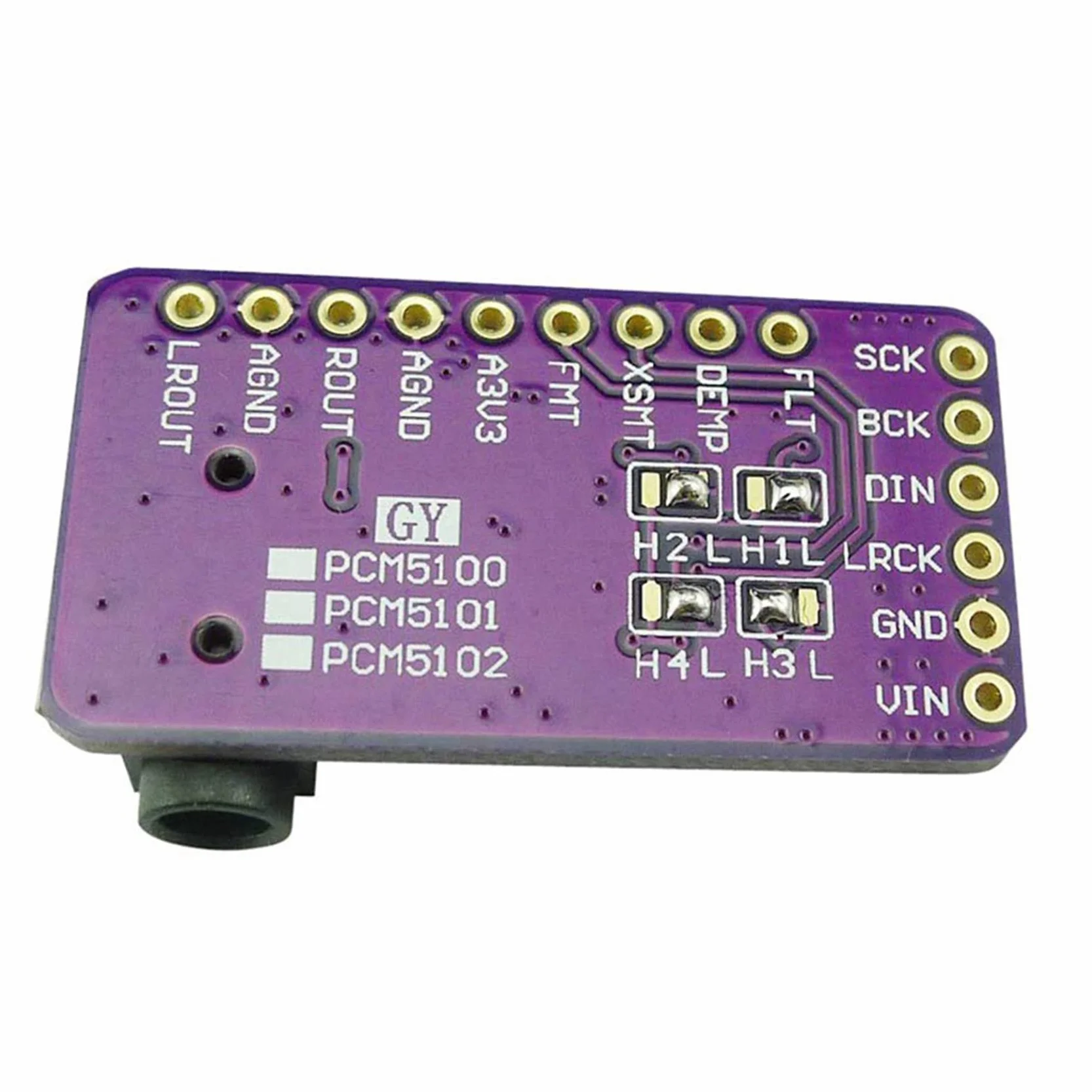 2X PCM5102 I2S IIS Moduł Dekodera DźWięKu Cyfrowego Stereo Konwerter Cyfrowo-Analogowy Moduł dla
