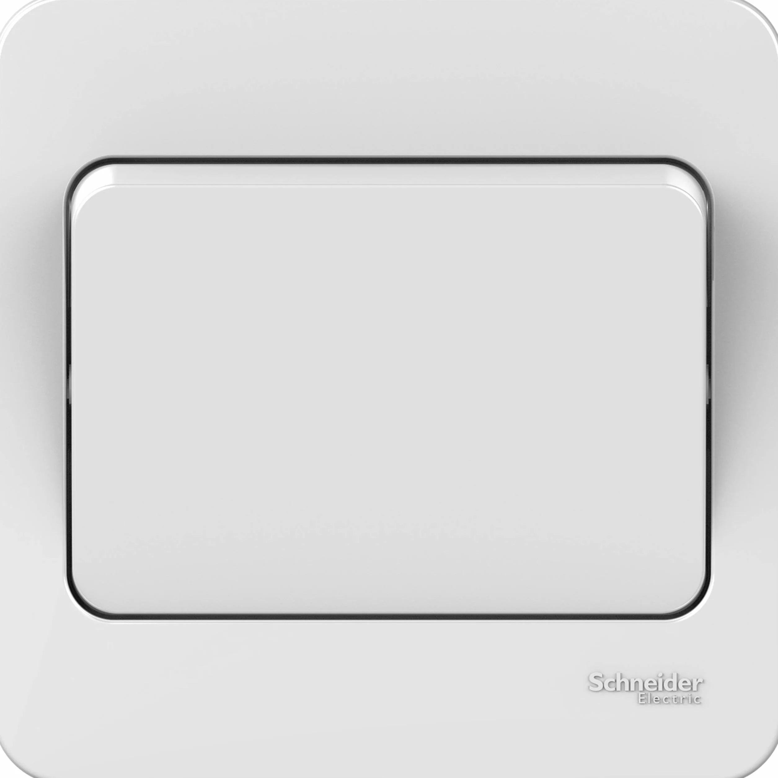 Schneider Electric GGBL1012W Lisse szeroki przełącznik kołyskowy, 1 gang, 2-drożny, 10AX, biały - opakowanie 10 szt.