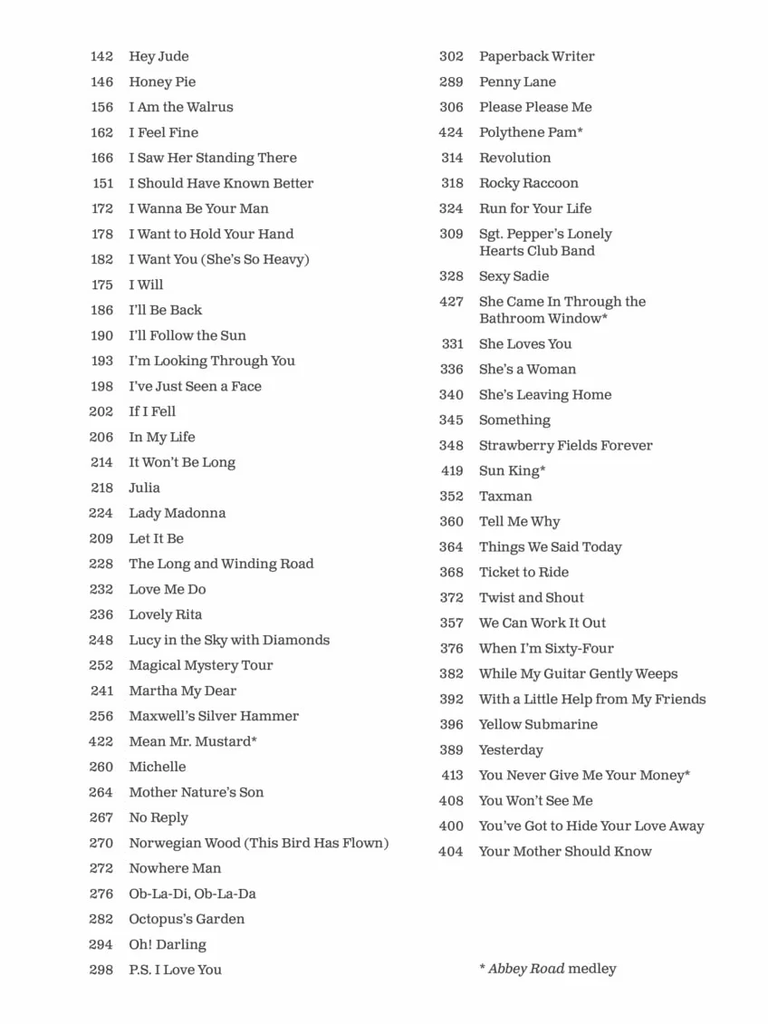 The Beatles Sheet Music Collection - Piano, Voix & Guitare - 105 Titres