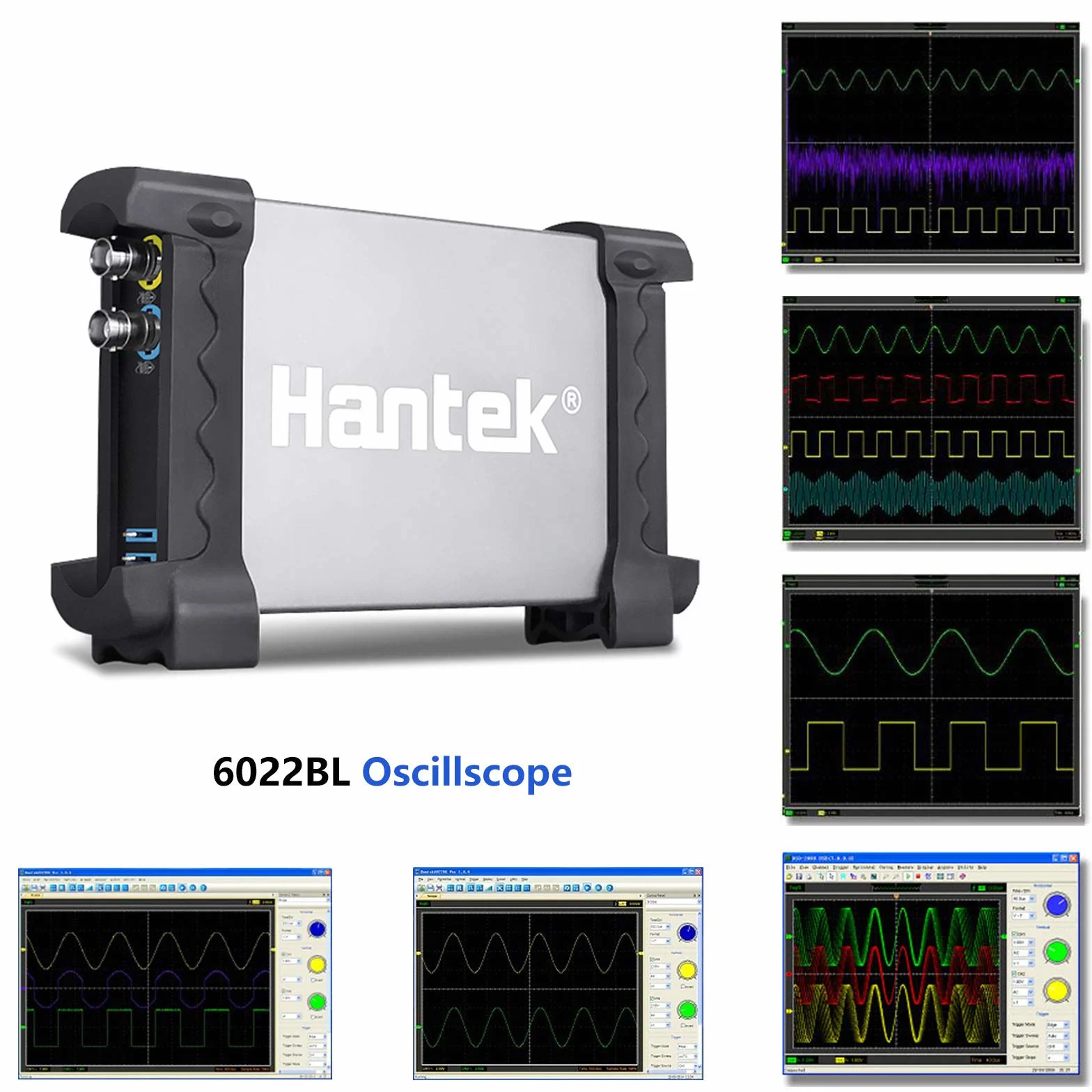 Hantek 6022BL 48MSa/s 16CH PC USB Cyfrowy Oscyloskop Logika Analizator