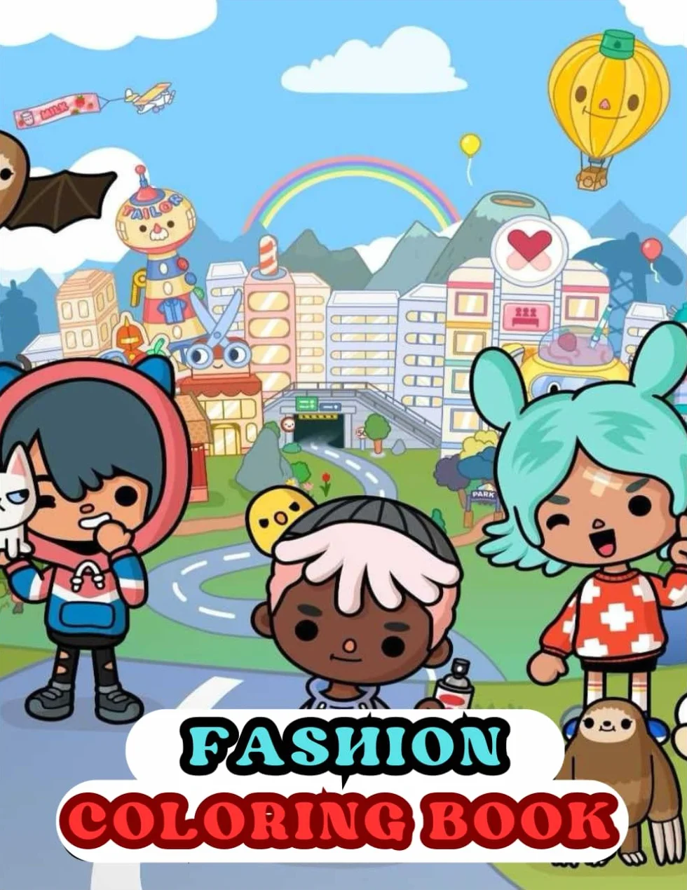 Fashion Coloring Book for Girls Kids Teens