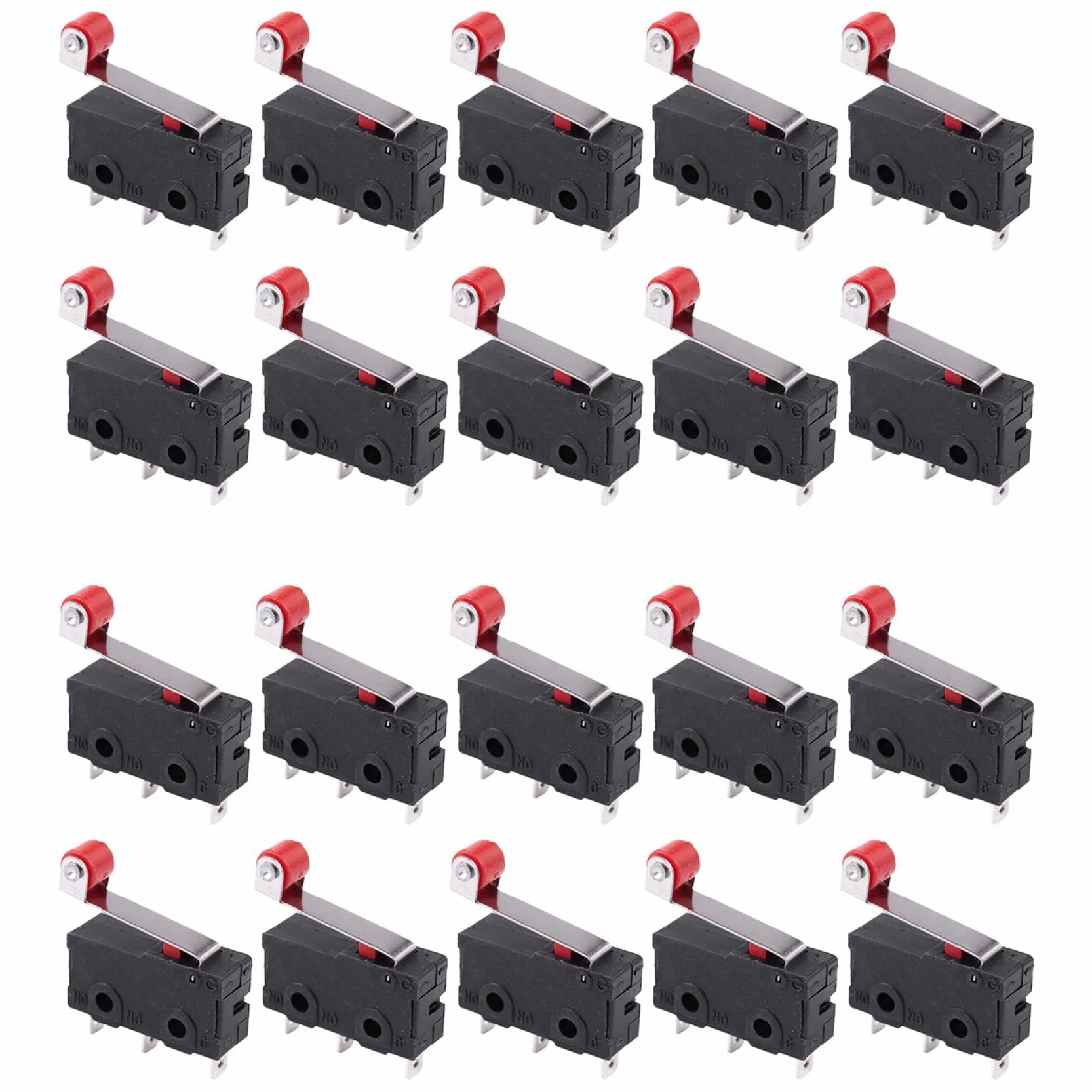 Mikroprzełącznik Kw12-3 PCB Mikro-rolkowy Wyłącznik Krańcowy 20 sztuk