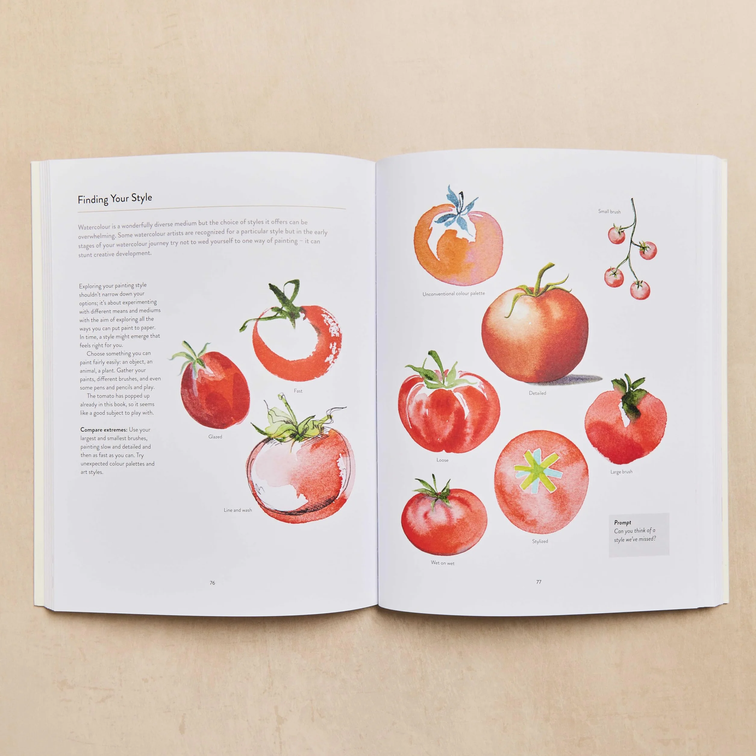 Paint with Watercolour Book: Perfect Arty Christmas Gift for Creative People