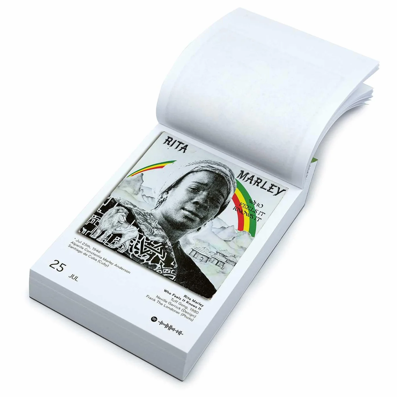 The Art of Reggae Covers: Tagesabreißkalender 366 Best-of Reggae Vinyl Cover Spotify Codes