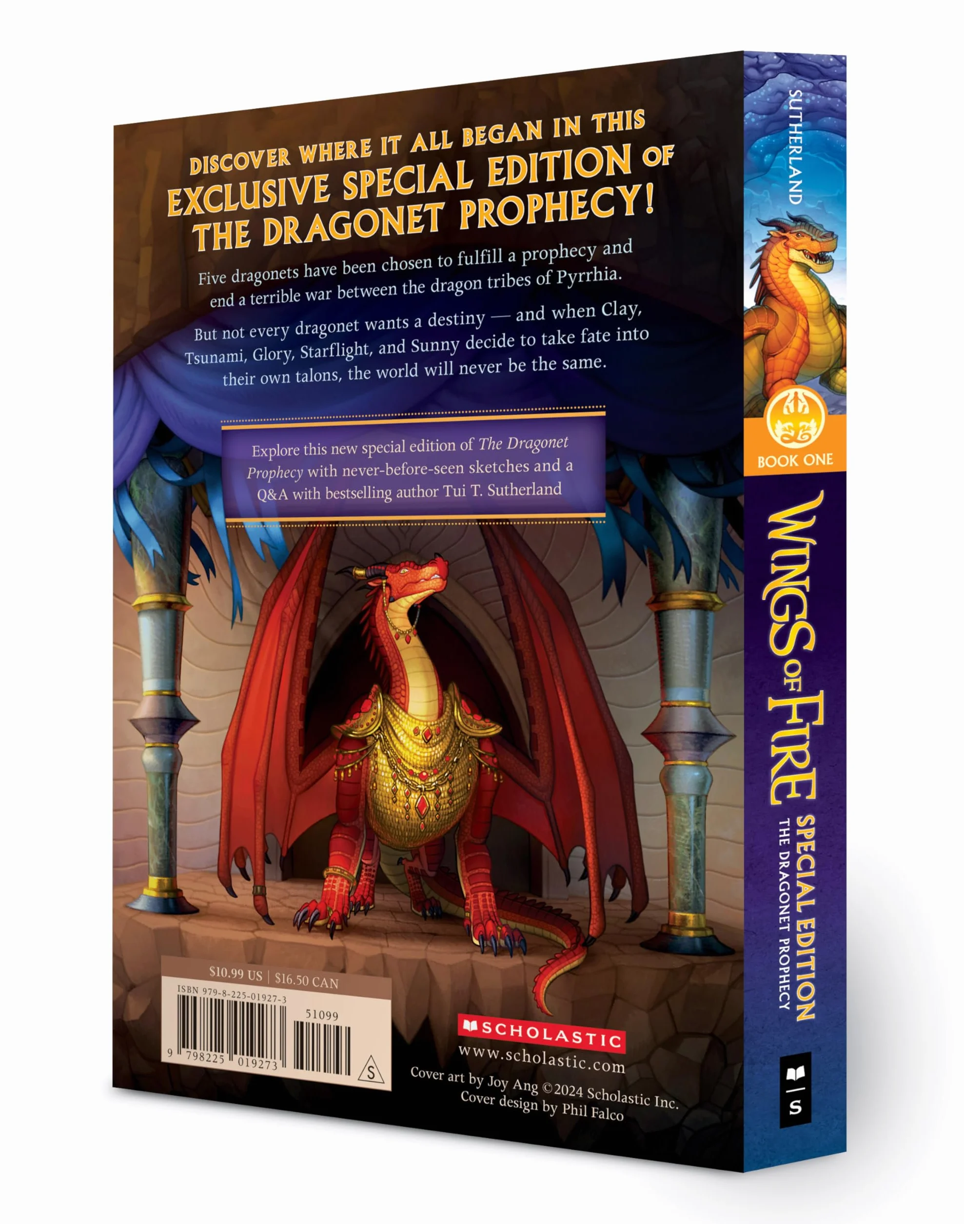 The Dragonet Prophecy: Special Edition (Stenciled Edges) Wings of Fire Book One Volume 1