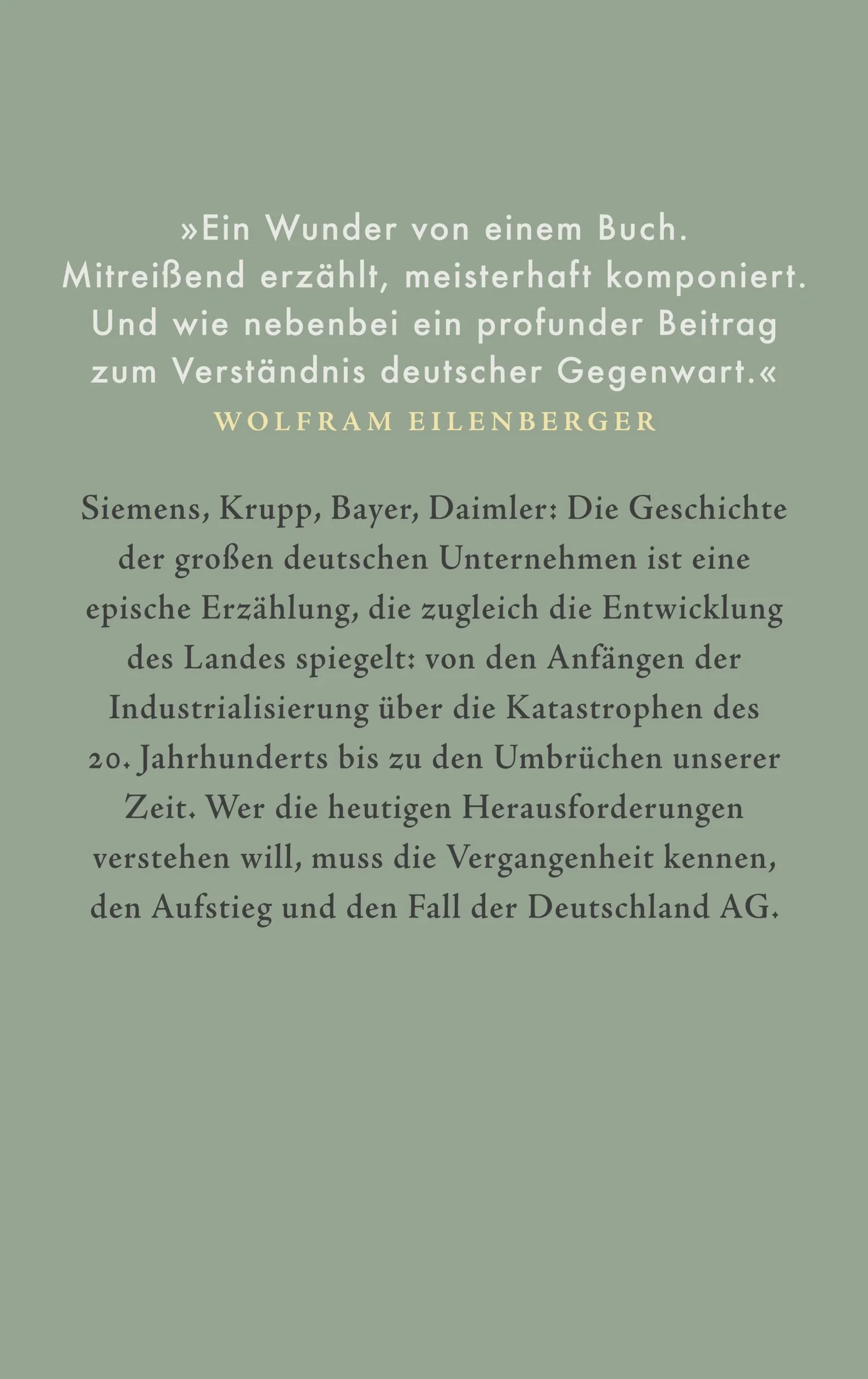 Dreihundert Männer: Aufstieg und Fall der Deutschland AG - Gewinner Deutscher Sachbuchpreis 2026