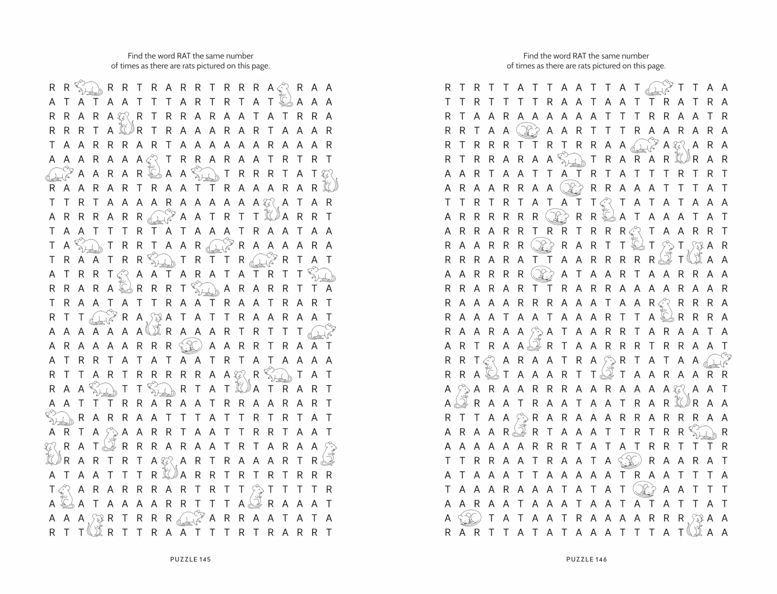 Bats, Cats and Rats: The Almost Impossible Spooky Wordsearch